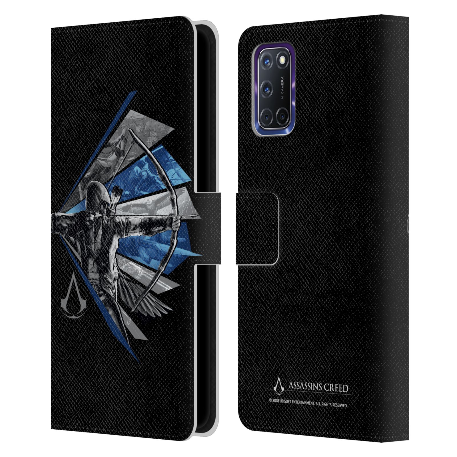ASSASSIN'S CREED LEGACY CHARACTER ARTWORK LEATHER BOOK CASE FOR OPPO PHONES - 第 7/16 張圖片