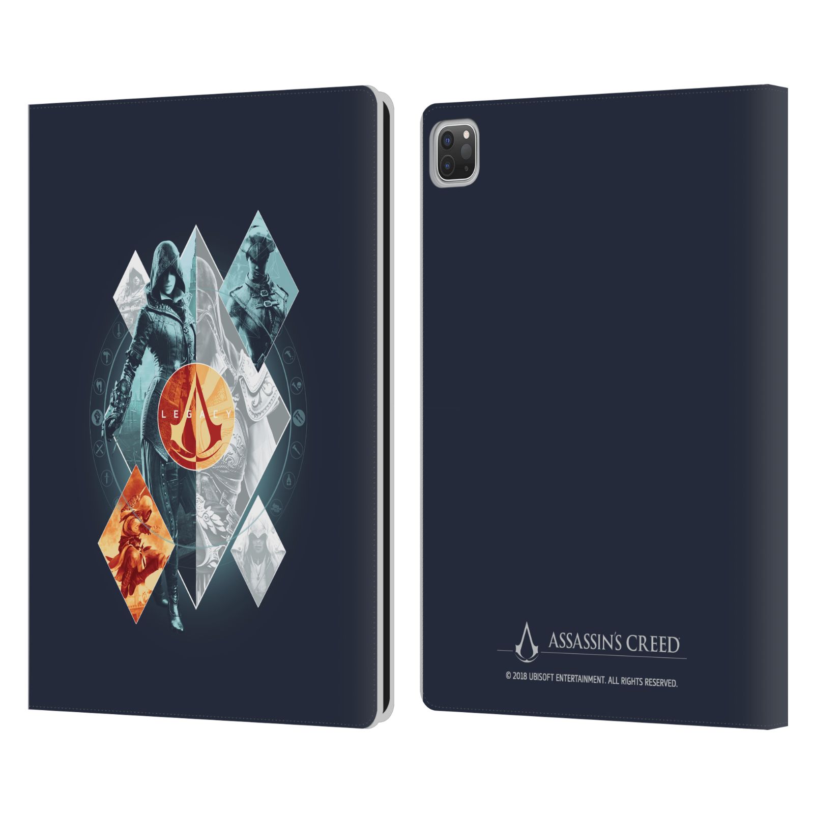 ASSASSIN'S CREED LEGACY CHARACTER ARTWORK LEATHER BOOK CASE FOR APPLE iPAD - Picture 8 of 16