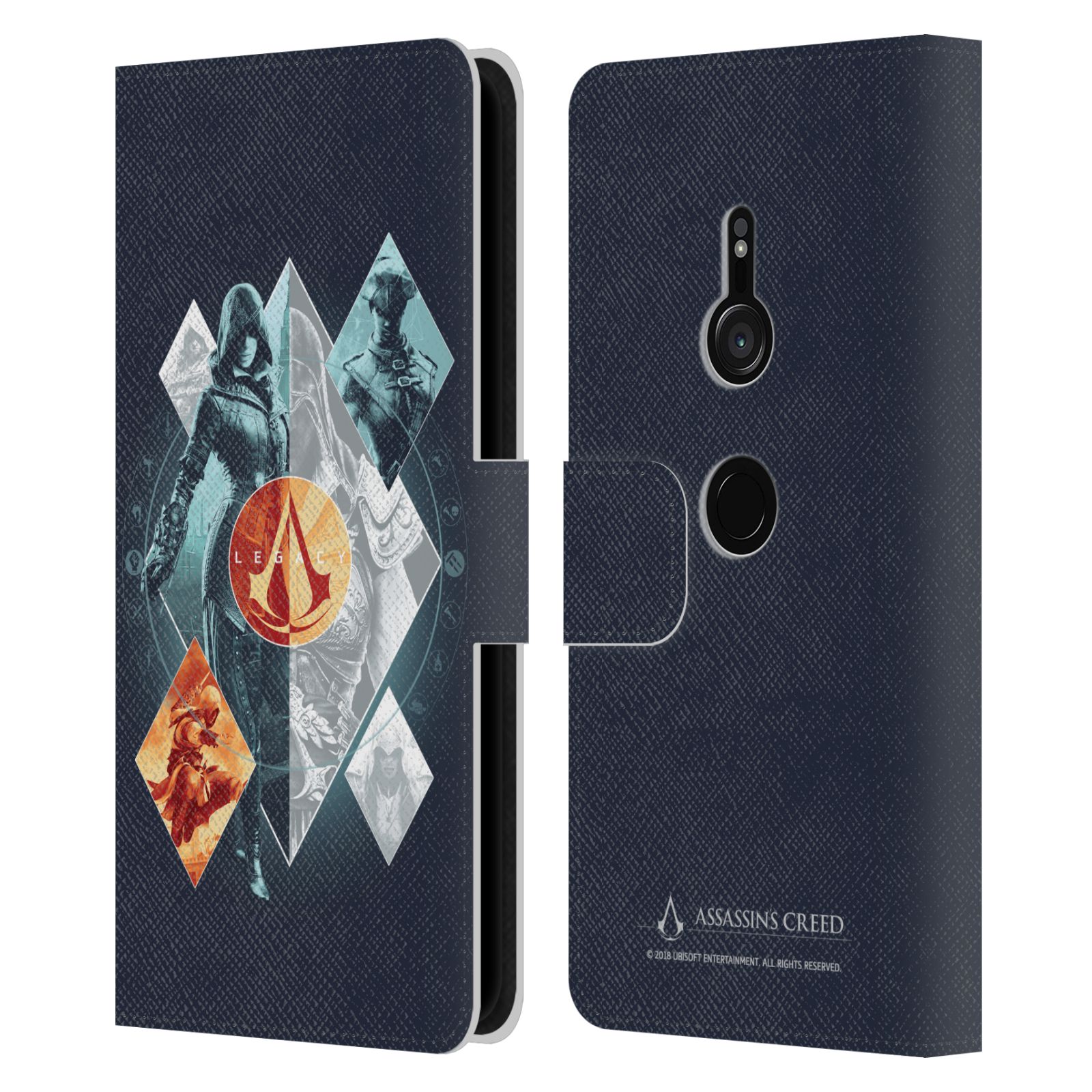 ASSASSIN'S CREED LEGACY CHARACTER ARTWORK LEATHER BOOK CASE FOR SONY PHONES 1 - 第 7/15 張圖片