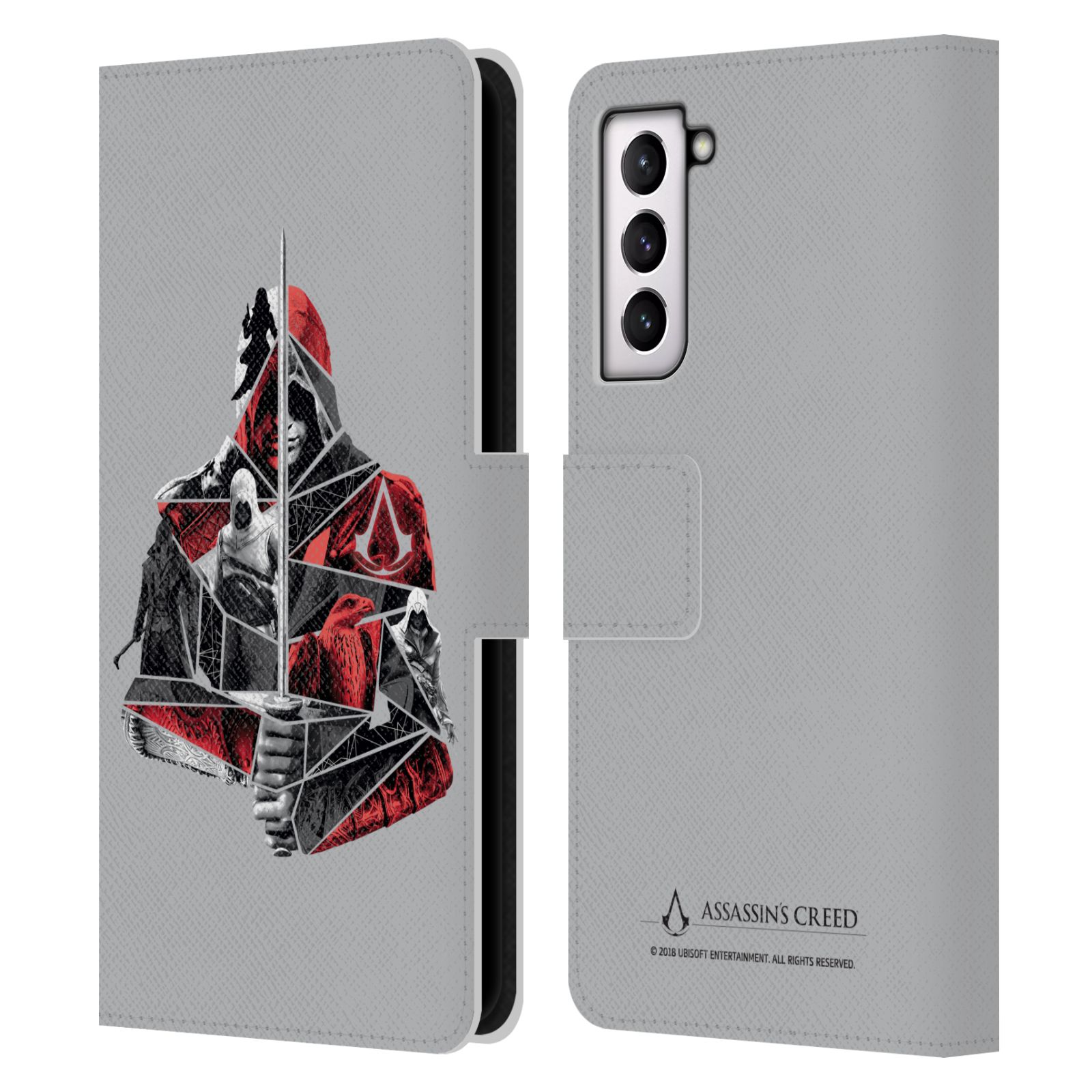 ASSASSIN'S CREED LEGACY CHARACTER ARTWORK LEATHER BOOK CASE FOR SAMSUNG PHONE 4 - 第 12/16 張圖片