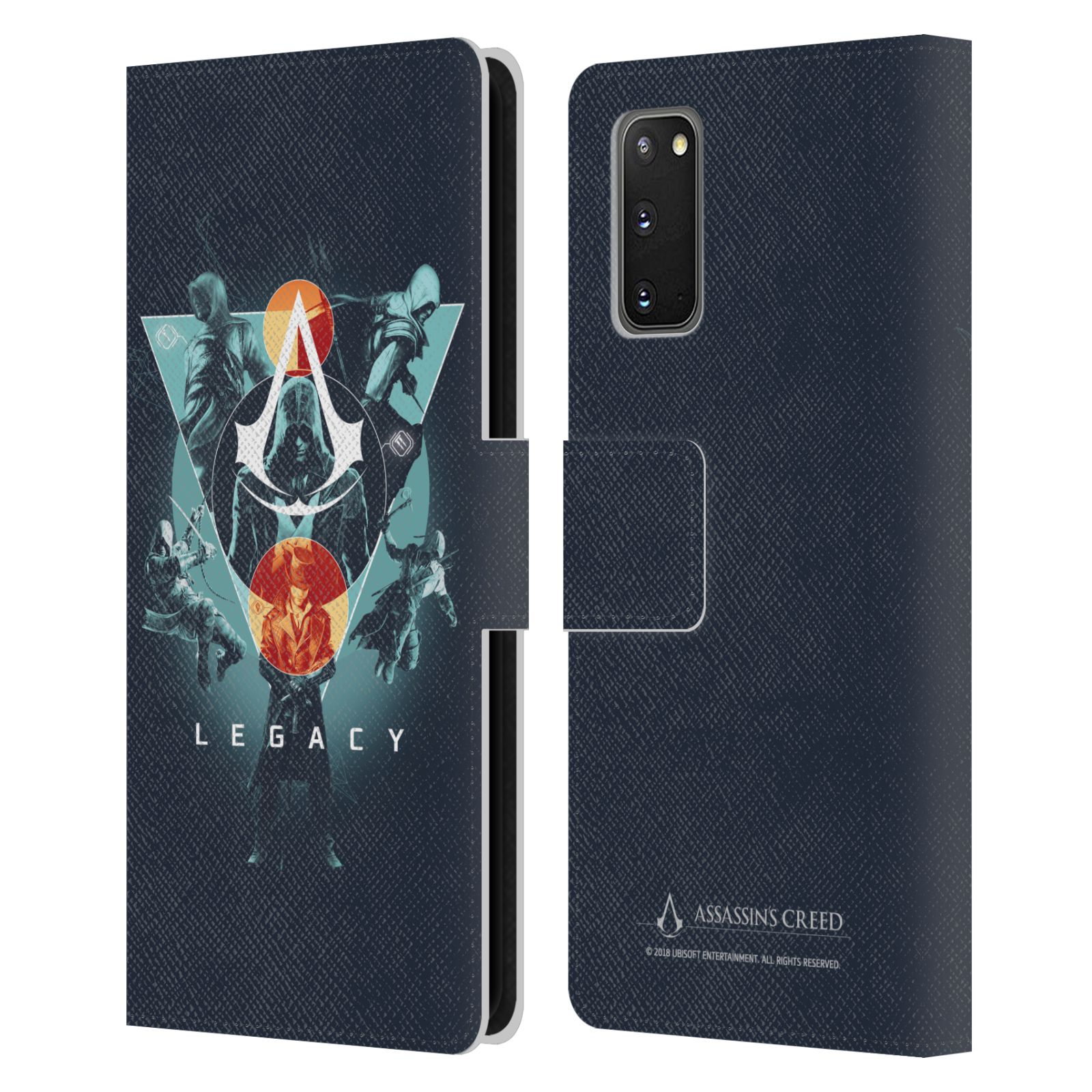 ASSASSIN'S CREED LEGACY CHARACTER ARTWORK LEATHER BOOK CASE FOR SAMSUNG PHONES 2 - 第 11/16 張圖片
