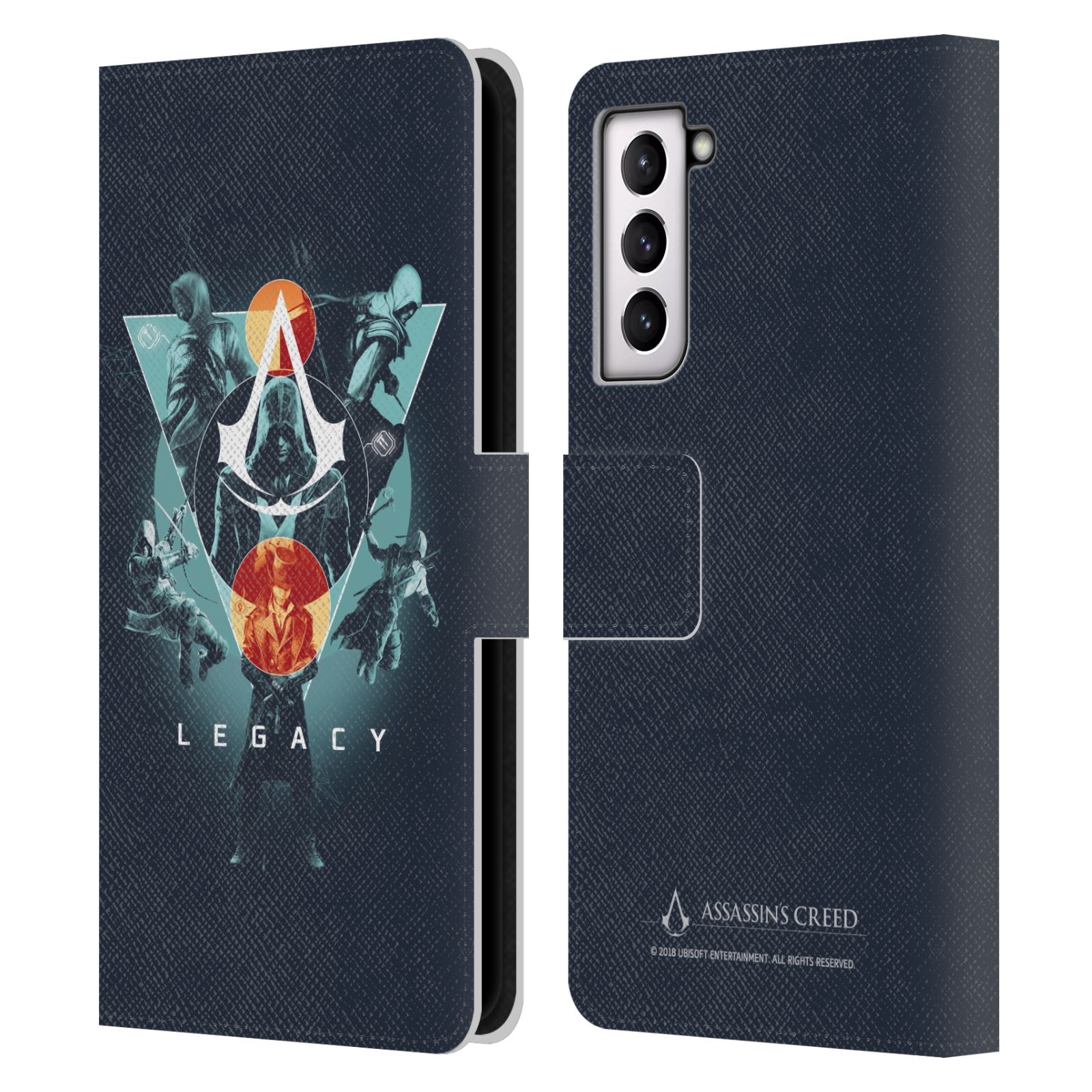 ASSASSIN'S CREED LEGACY CHARACTER ARTWORK LEATHER BOOK CASE FOR SAMSUNG PHONE 4 - 第 11/16 張圖片