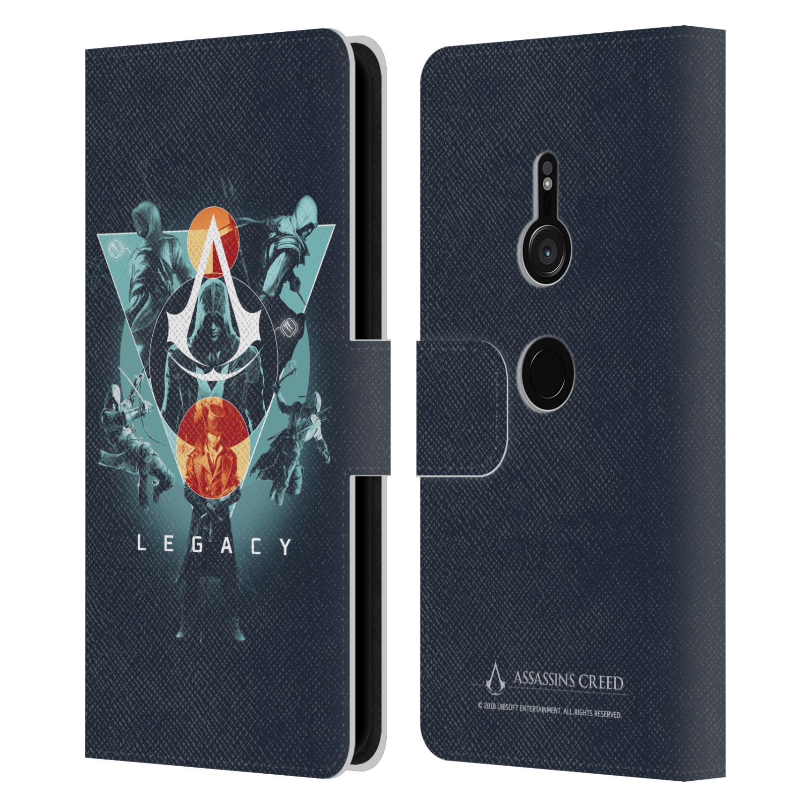 ASSASSIN'S CREED LEGACY CHARACTER ARTWORK LEATHER BOOK CASE FOR SONY PHONES 1 - 第 10/15 張圖片