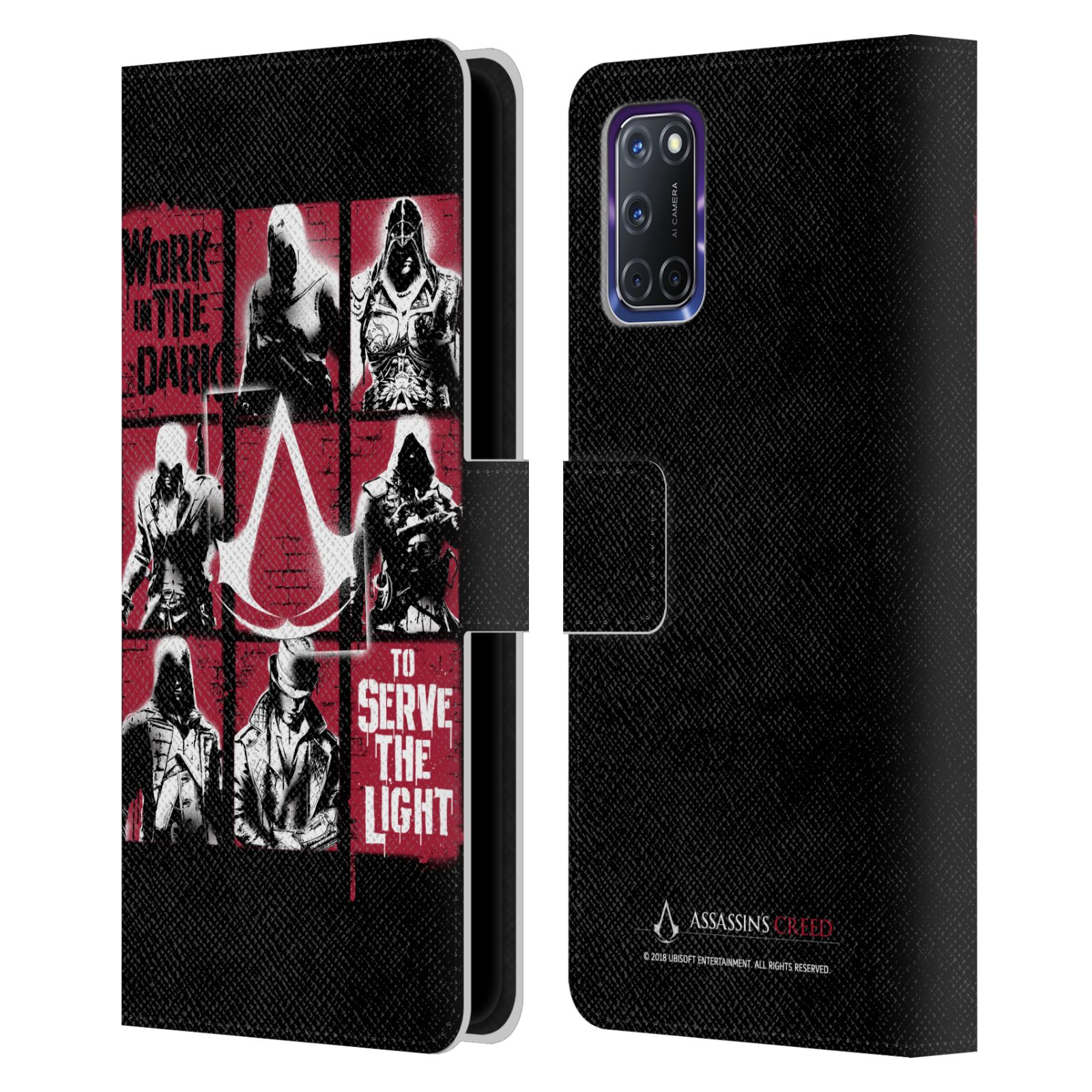 ASSASSIN'S CREED LEGACY CHARACTER ARTWORK LEATHER BOOK CASE FOR OPPO PHONES - 第 16/16 張圖片
