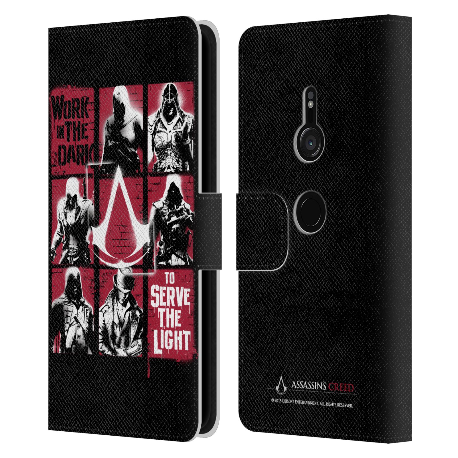 ASSASSIN'S CREED LEGACY CHARACTER ARTWORK LEATHER BOOK CASE FOR SONY PHONES 1 - 第 15/15 張圖片