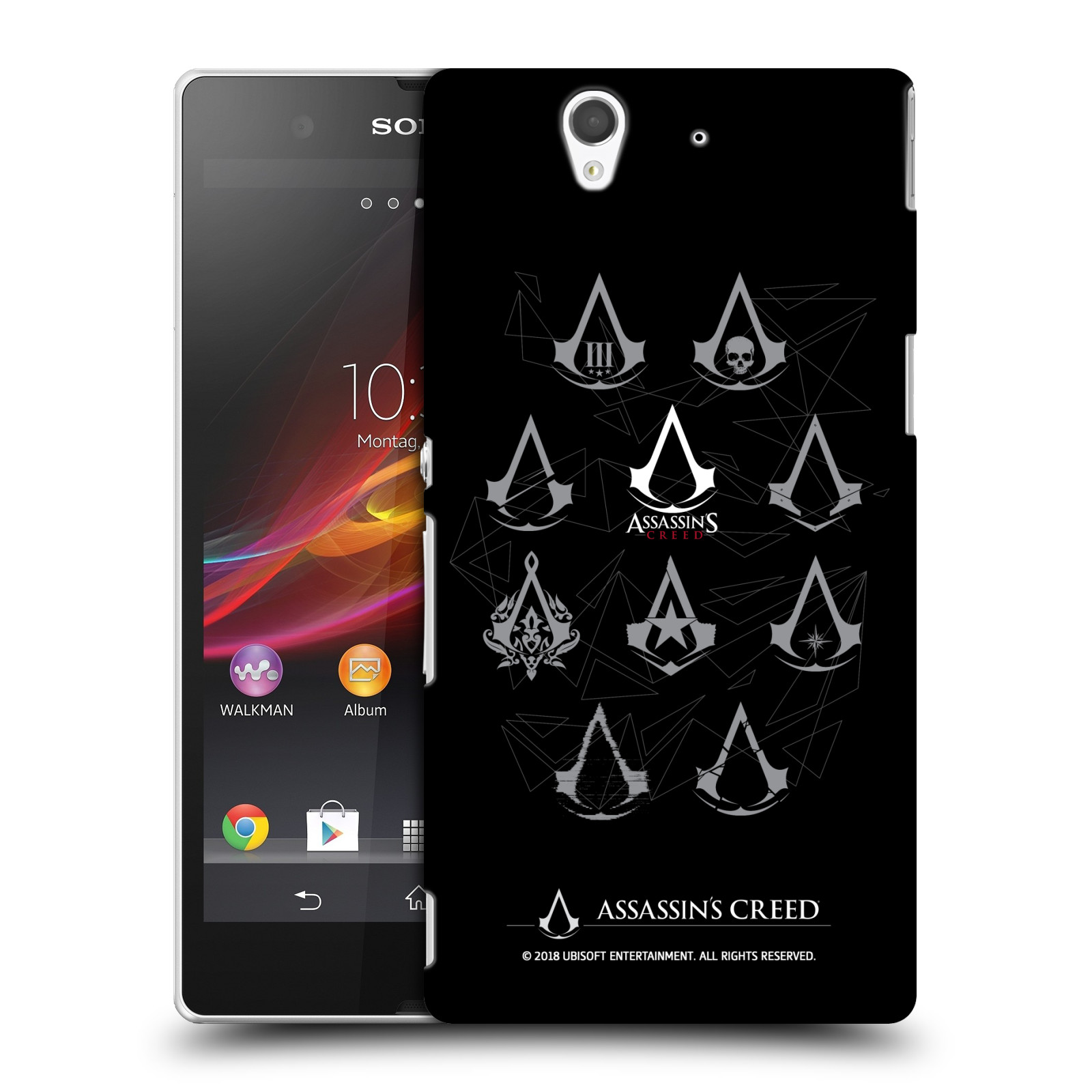 OFFICIAL ASSASSIN'S CREED LEGACY LOGO HARD BACK CASE FOR SONY PHONES 3 - Picture 9 of 10