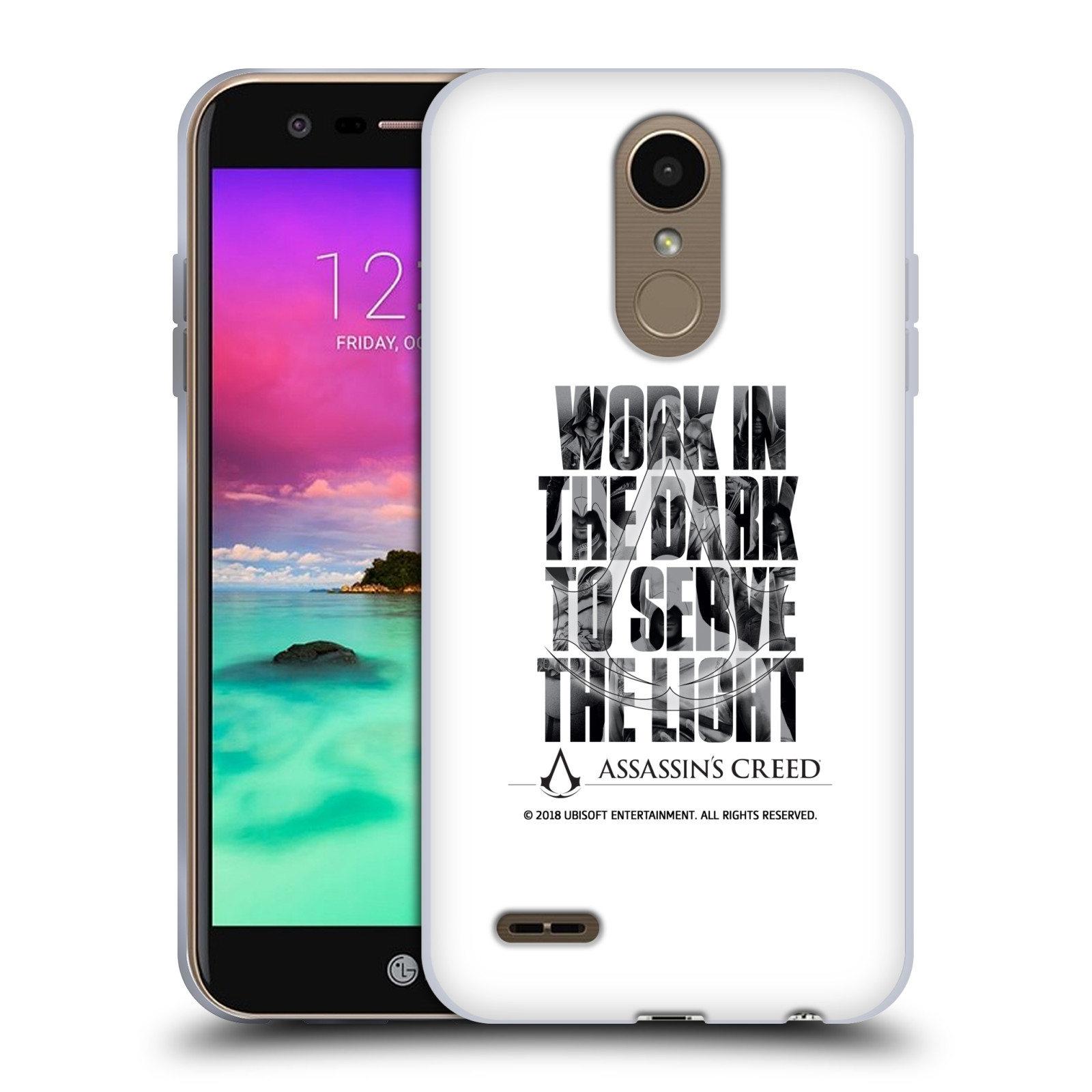 FUNDA OFICIAL DE GEL SUAVE TIPOGRAFÍA ASSASSIN'S CREED LEGACY PARA TELÉFONOS LG 2 - Imagen 9 de 12
