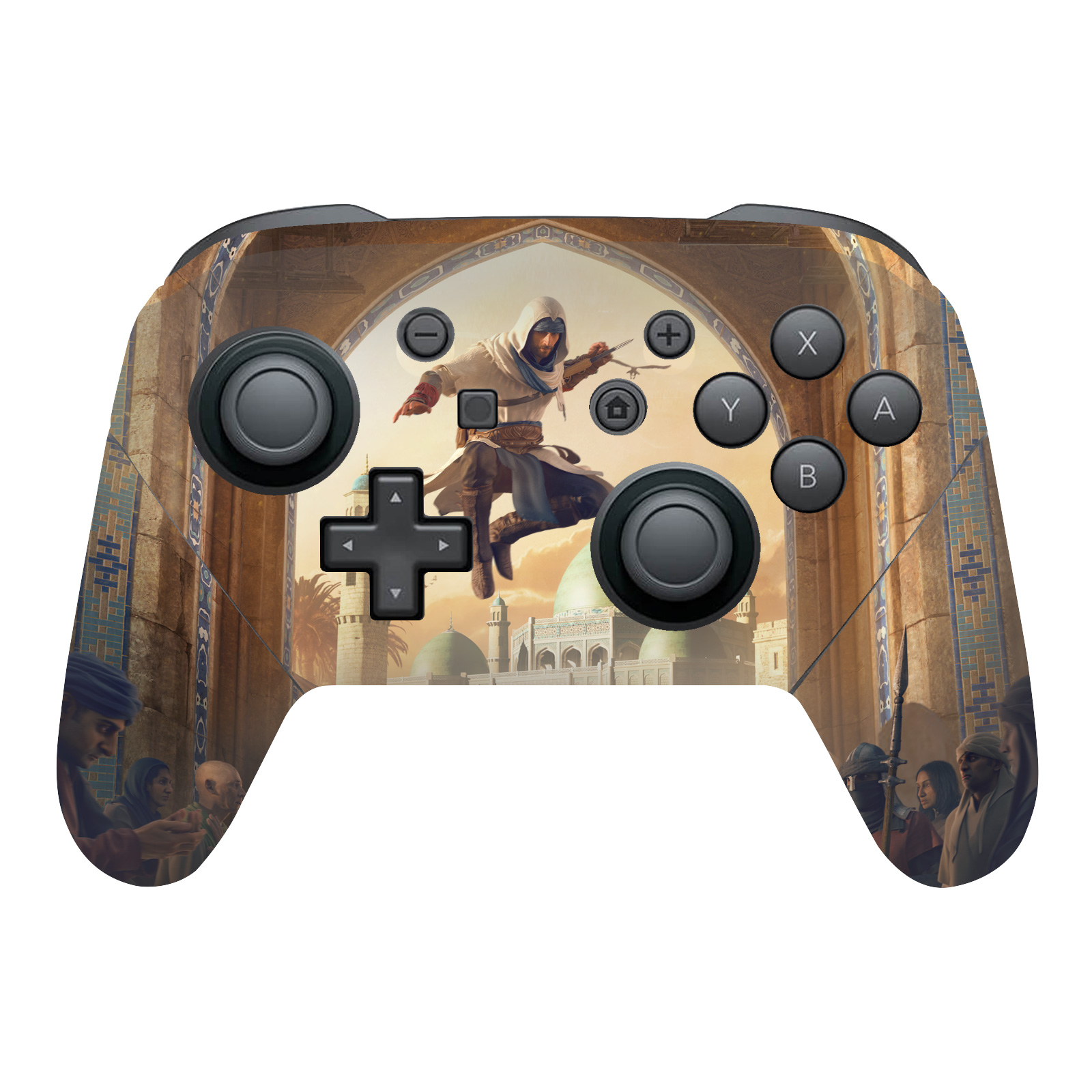 ASSASSIN'S CREED MIRAGE GRAPHICS VINYL SKIN FOR NINTENDO SWITCH PRO CONTROLLER - Afbeelding 7 van 8