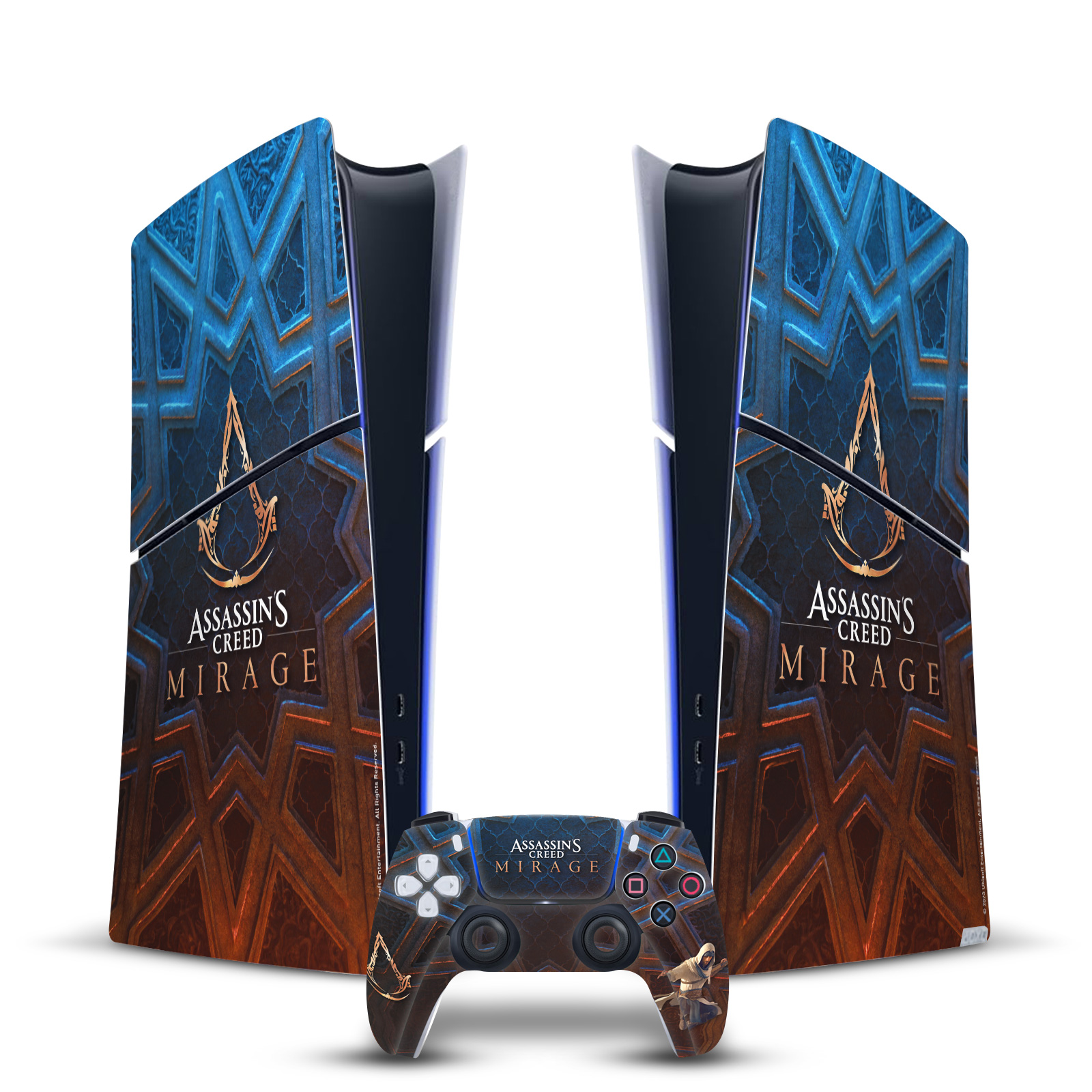 ASSASSIN'S CREED MIRAGE GRAPHICS VINYL SKIN FOR PS5 SLIM/PRO DIGITAL BUNDLE