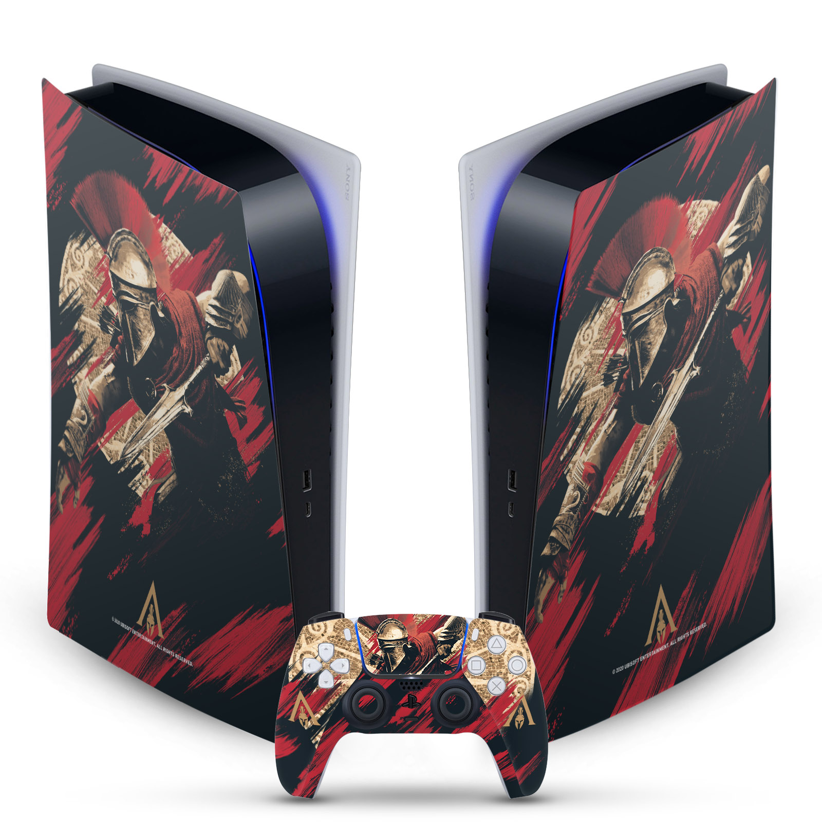 ASSASSIN'S CREED ODYSSEY ARTWORK VINYL SKIN FOR SONY PS5 DIGITAL EDITION BUNDLE