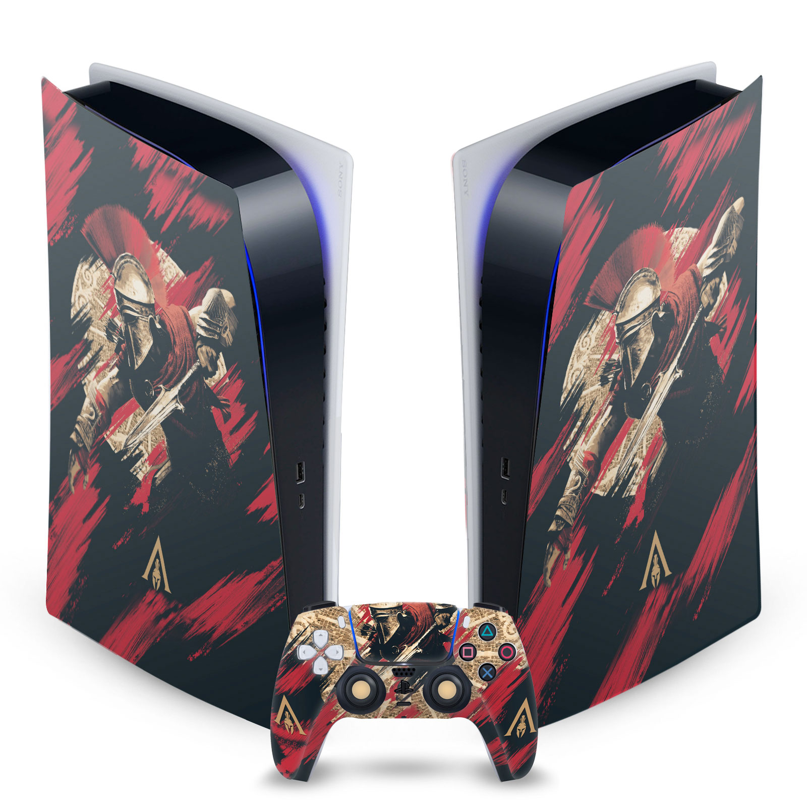 ASSASSIN'S CREED ODYSSEY ARTWORK VINYL SKIN FOR SONY PS5 DIGITAL EDITION BUNDLE