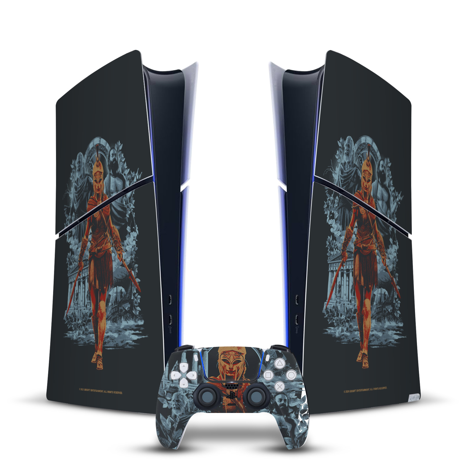 ASSASSIN'S CREED ODYSSEY ARTWORK VINYL SKIN FOR PS5 SLIM DIGITAL EDITION BUNDLE