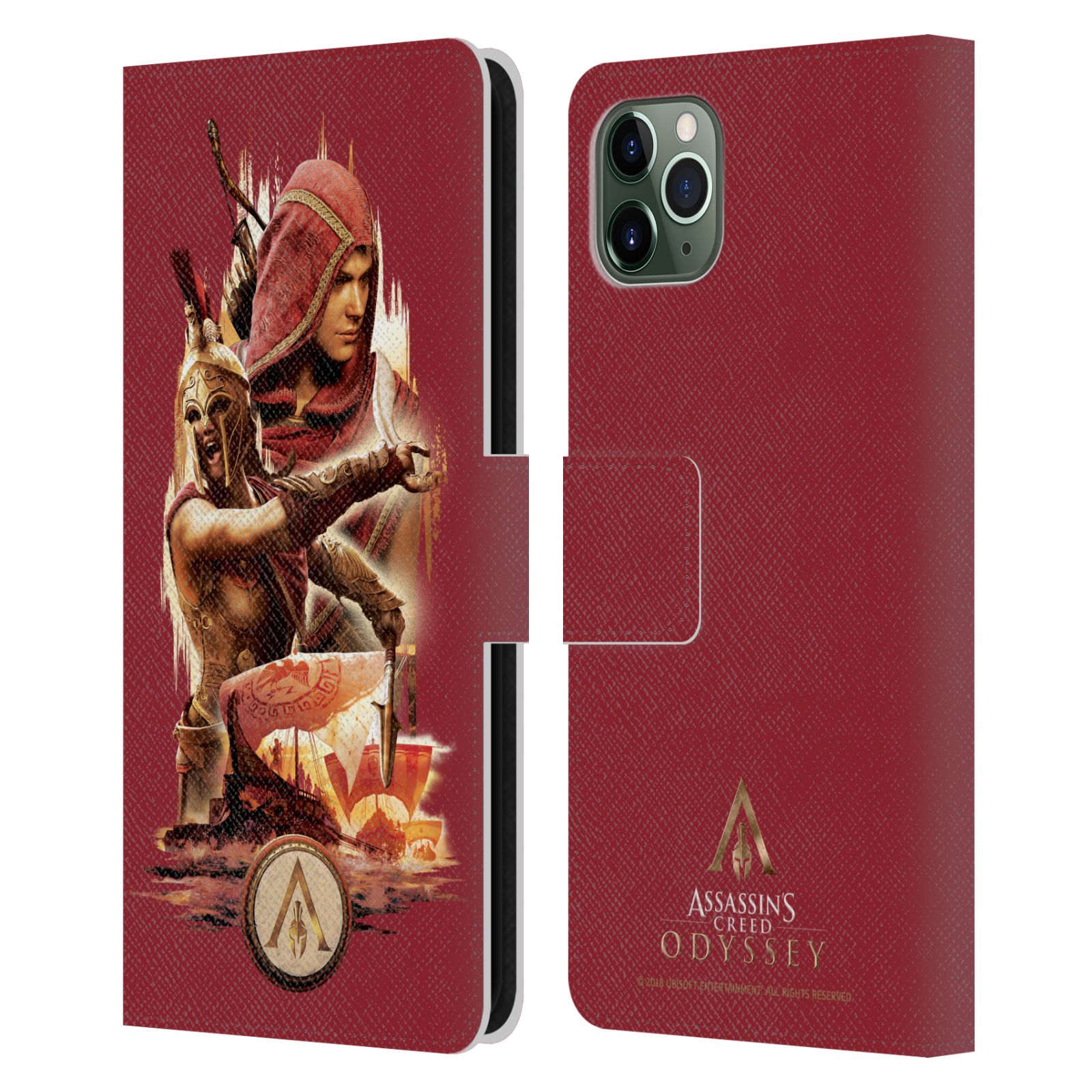 ASSASSIN'S CREED ODYSSEY ARTWORK LEATHER BOOK WALLET CASE COVER FOR