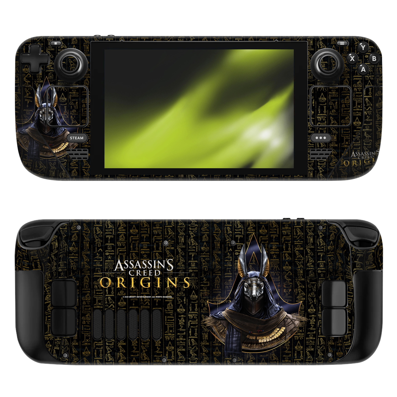 OFFICIAL ASSASSIN'S CREED ORIGINS CHARACTER ART VINYL SKIN DECAL FOR STEAM DECK