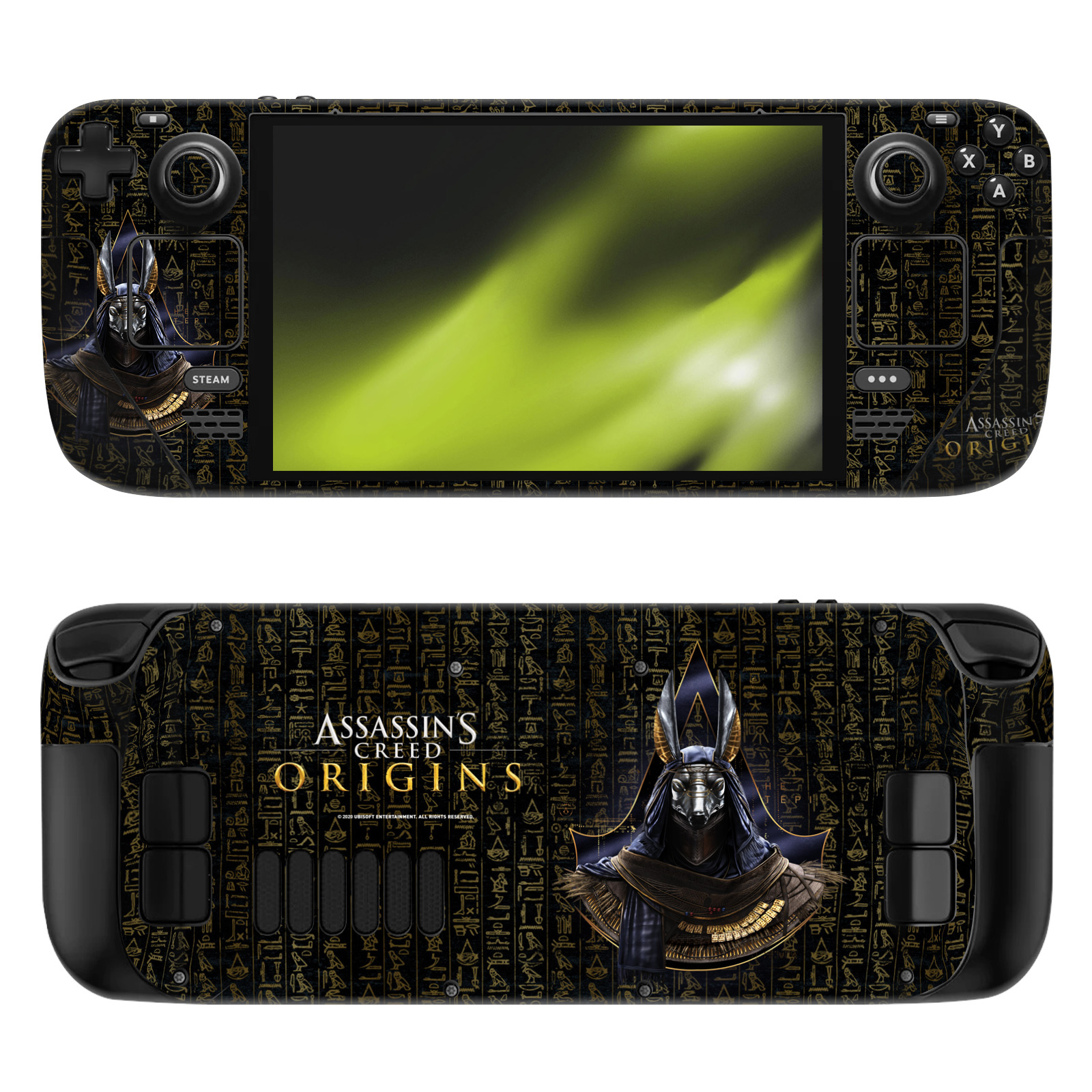 OFFICIAL ASSASSIN'S CREED ORIGINS CHARACTER ART VINYL SKIN FOR STEAM DECK OLED