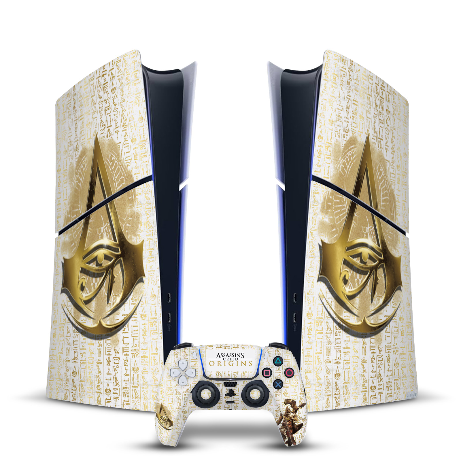 ASSASSIN'S CREED ORIGINS GRAPHICS VINYL SKIN FOR PS5 SLIM DIGITAL EDITION BUNDLE