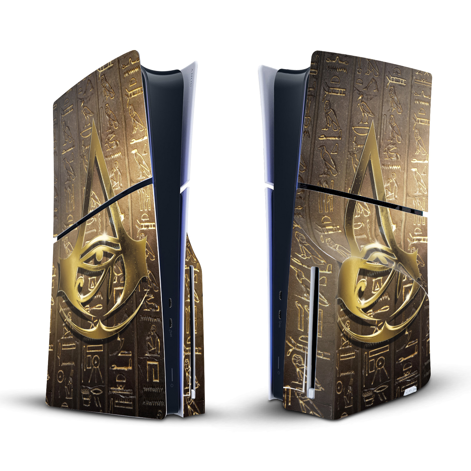 ASSASSIN'S CREED ORIGINS GRAPHICS VINYL SKIN FOR SONY PS5 SLIM DISC CONSOLE