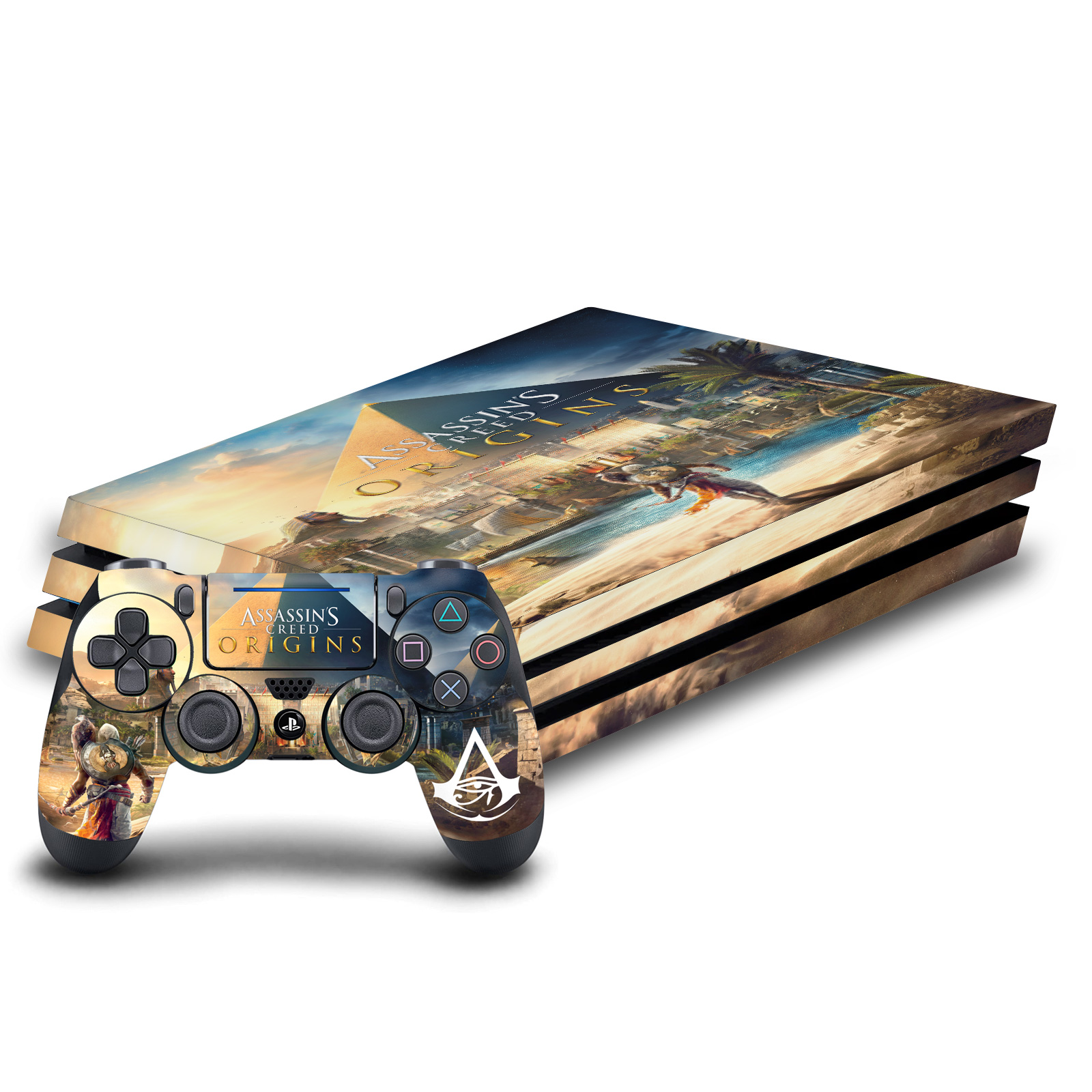ASSASSIN'S CREED ORIGINS GRAPHICS VINYL SKIN FOR PS4 PRO CONSOLE & DUALSHOCK 4 - Bild 12 von 12