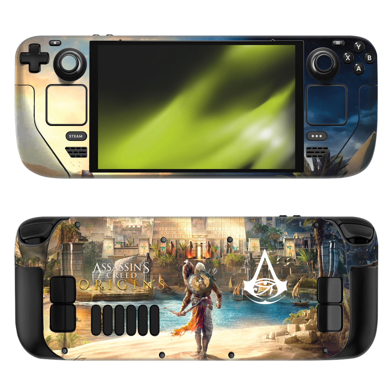 OFFICIAL ASSASSIN'S CREED ORIGINS GRAPHICS VINYL SKIN DECAL FOR STEAM DECK OLED