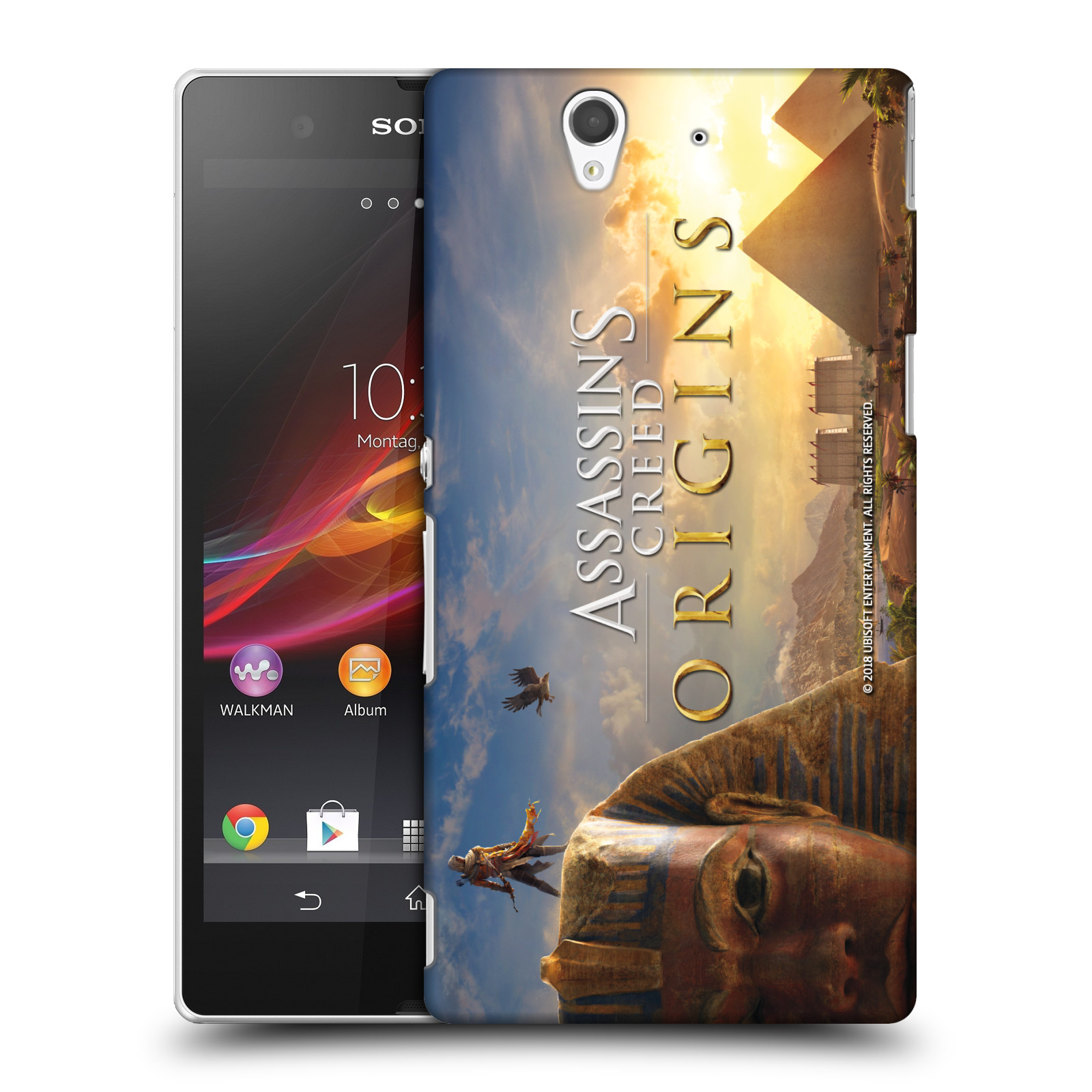 FUNDA TRASERA RÍGIDA OFICIAL ASSASSIN'S CREED ORIGINS KEY ART PARA TELÉFONOS SONY 3 - Imagen 8 de 10