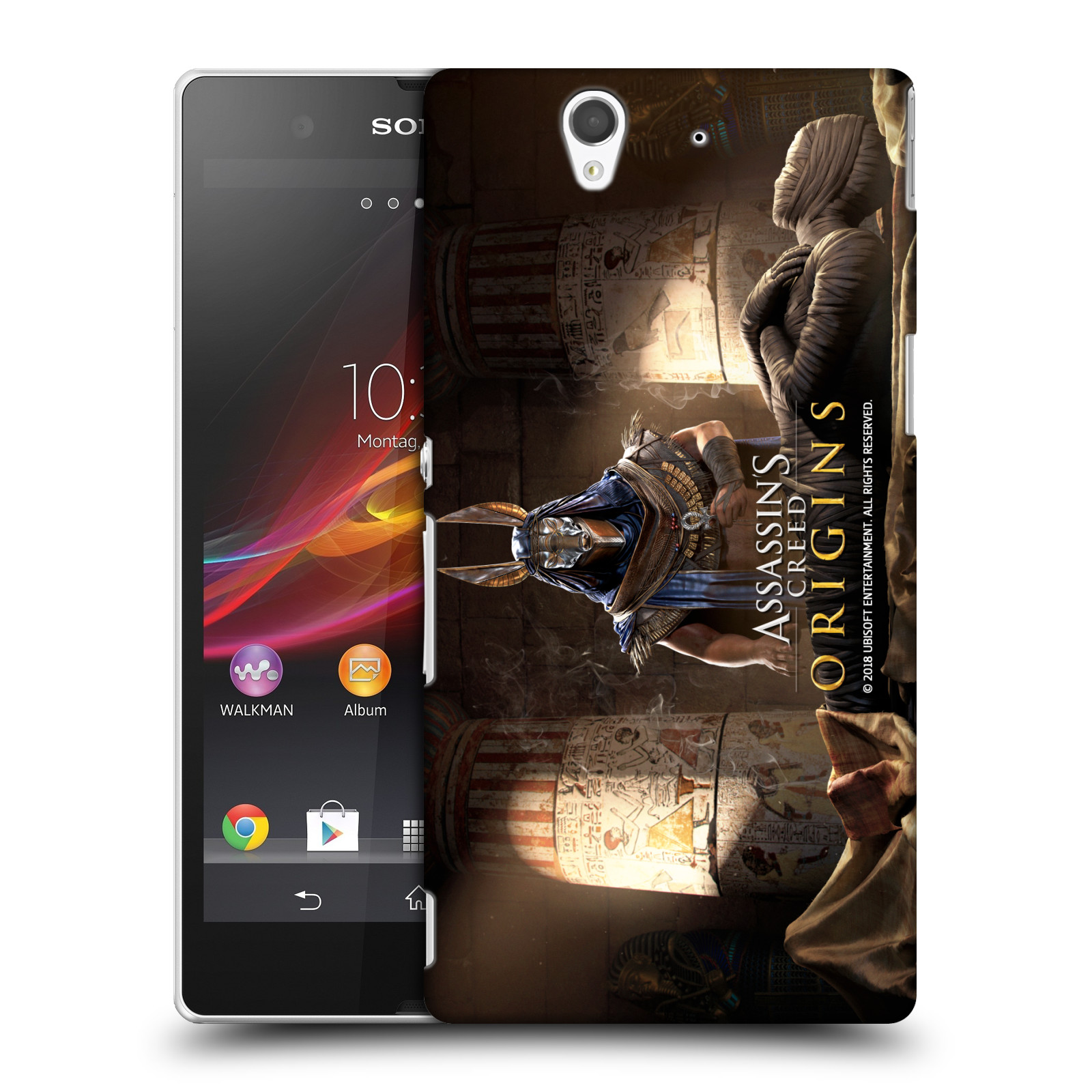 FUNDA TRASERA RÍGIDA OFICIAL ASSASSIN'S CREED ORIGINS KEY ART PARA TELÉFONOS SONY 3 - Imagen 9 de 10