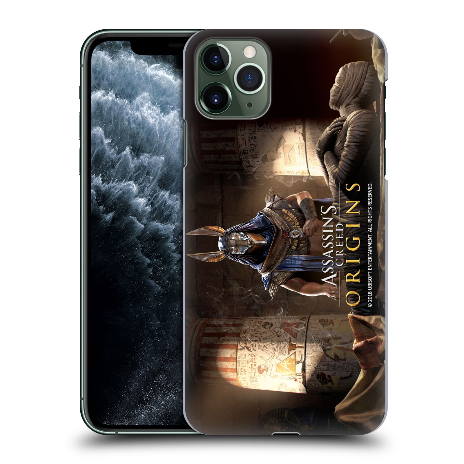 OFFICIAL ASSASSIN'S CREED ORIGINS KEY ART BACK CASE FOR GOOGLE PHONES
