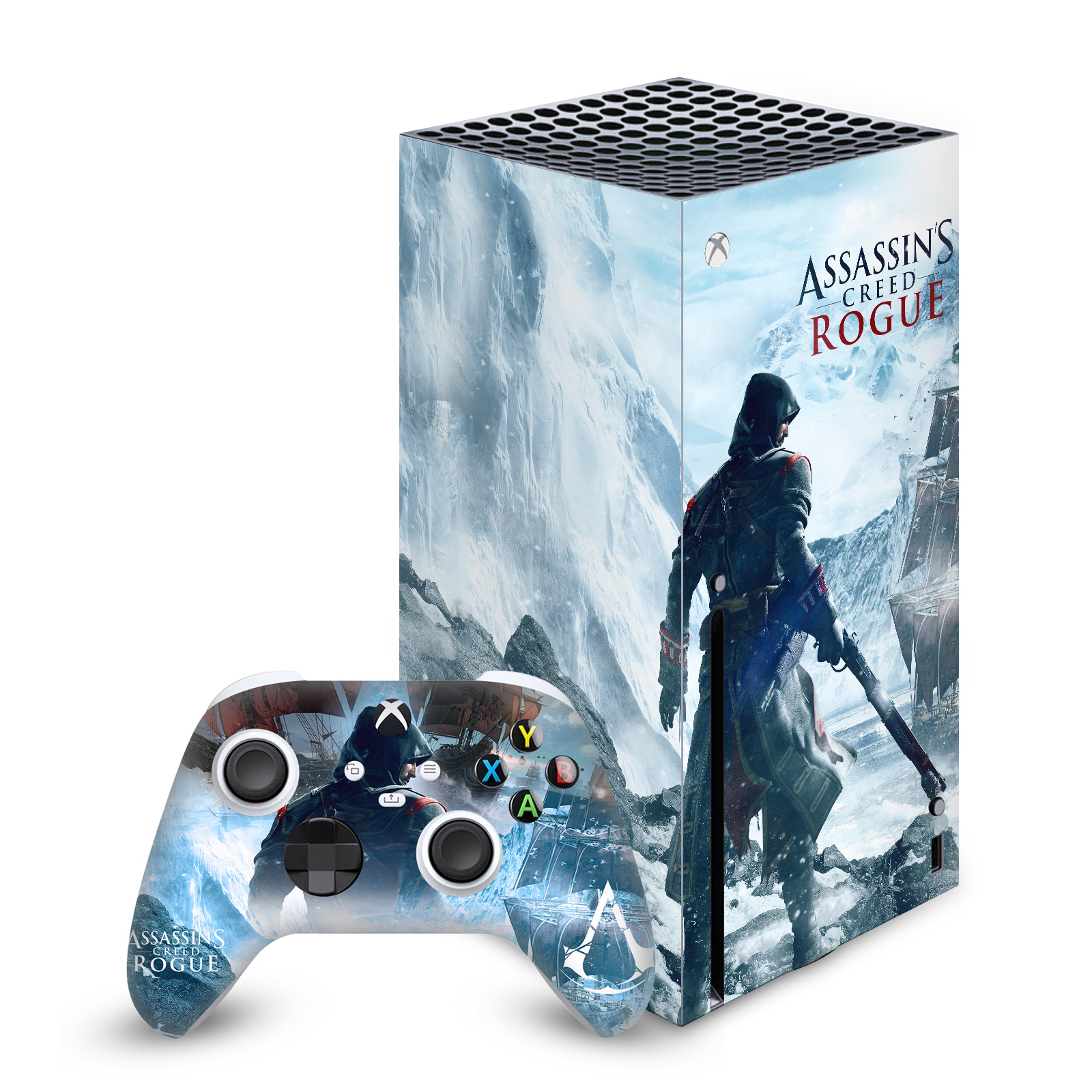 ASSASSIN'S CREED ROGUE KEY ART SKIN DECAL FOR SERIES X CONSOLE & CONTROLLER