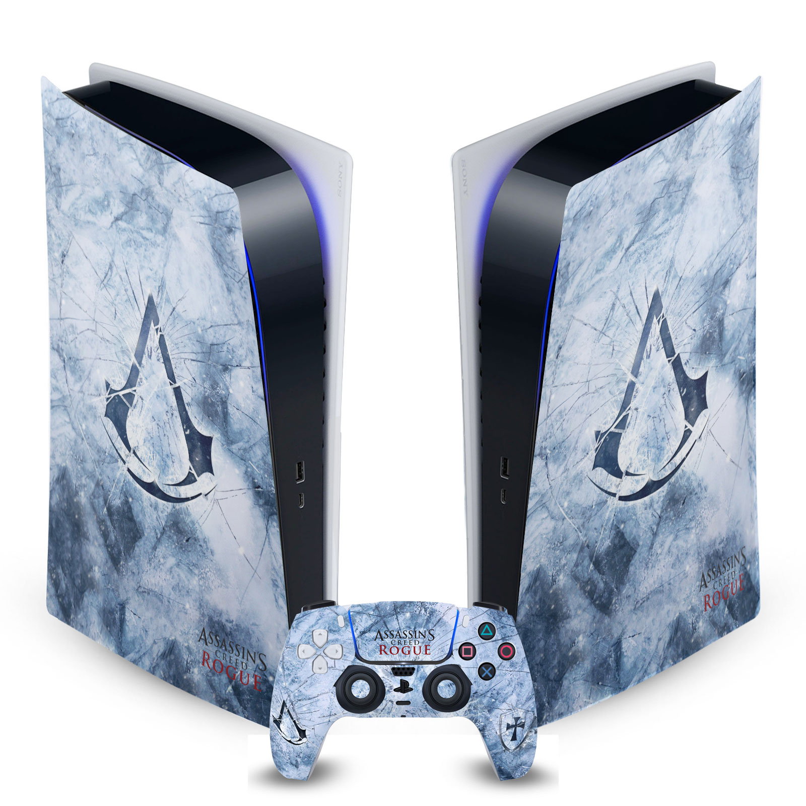 ASSASSIN'S CREED ROGUE KEY ART VINYL SKIN FOR SONY PS5 DIGITAL EDITION BUNDLE