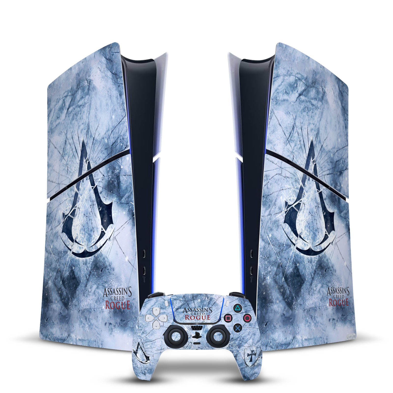 ASSASSIN'S CREED ROGUE KEY ART VINYL SKIN DECAL FOR PS5 SLIM/PRO DIGITAL BUNDLE