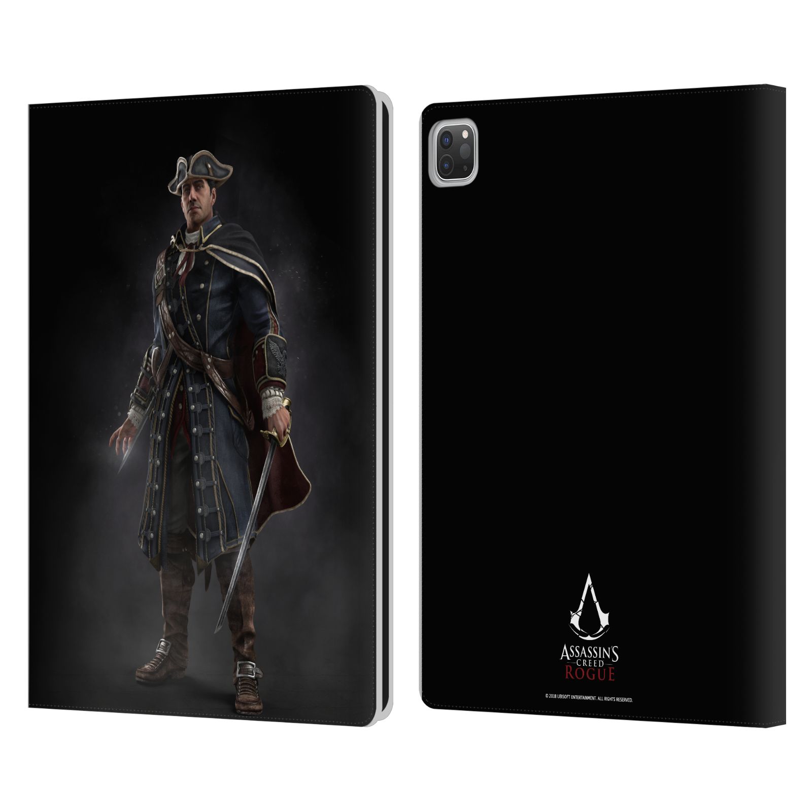 OFFICIAL ASSASSIN'S CREED ROGUE KEY ART LEATHER BOOK WALLET CASE FOR APPLE iPAD - Picture 9 of 10