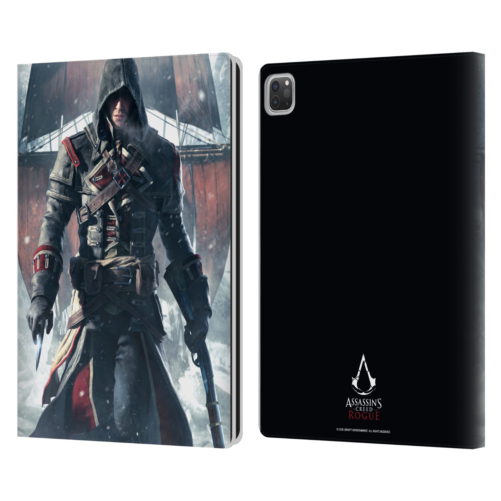 OFFICIAL ASSASSIN'S CREED ROGUE KEY ART LEATHER BOOK WALLET CASE FOR APPLE iPAD - Picture 10 of 10