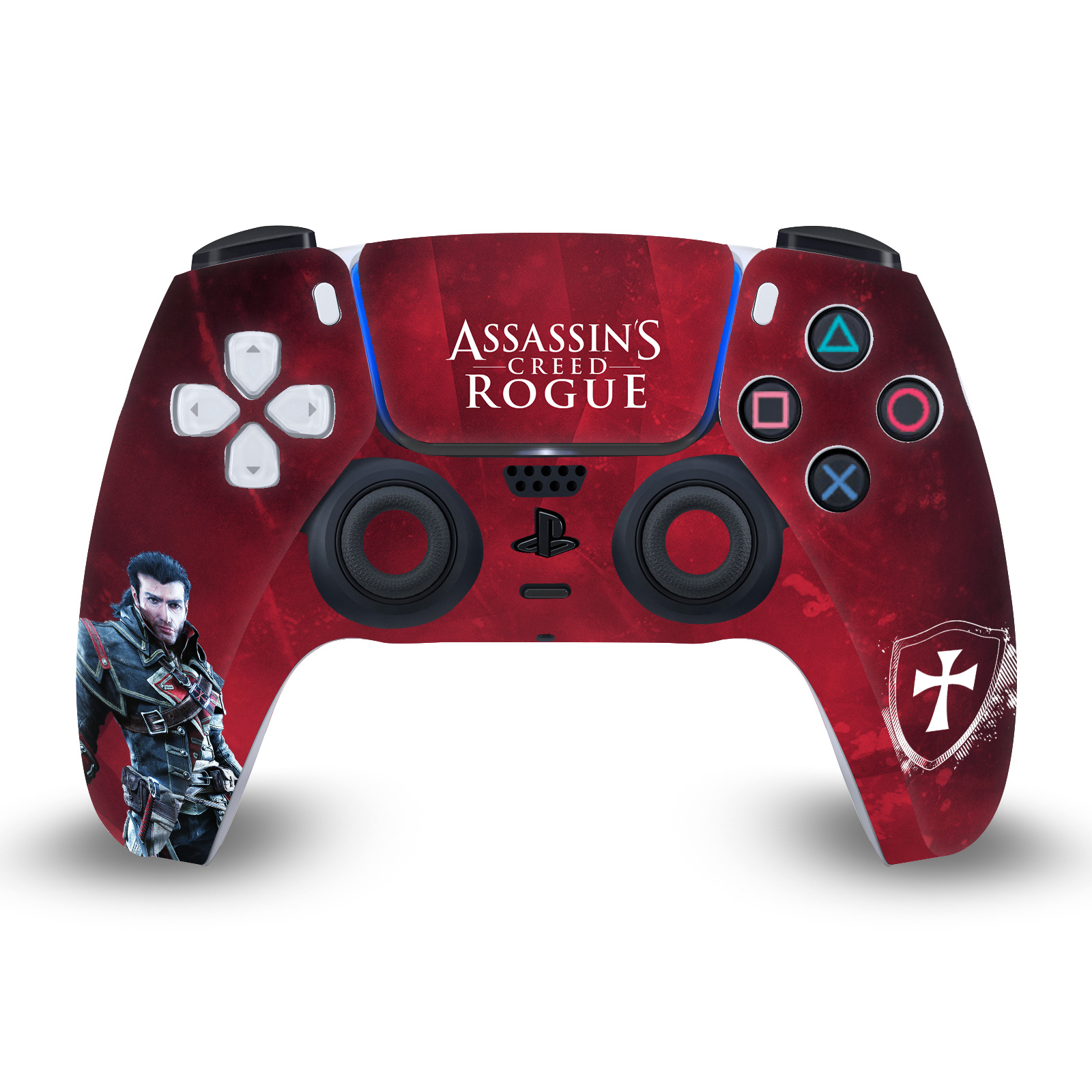 ASSASSIN'S CREED ROGUE KEY ART SKIN DECAL FOR PS5 SONY DUALSENSE CONTROLLER