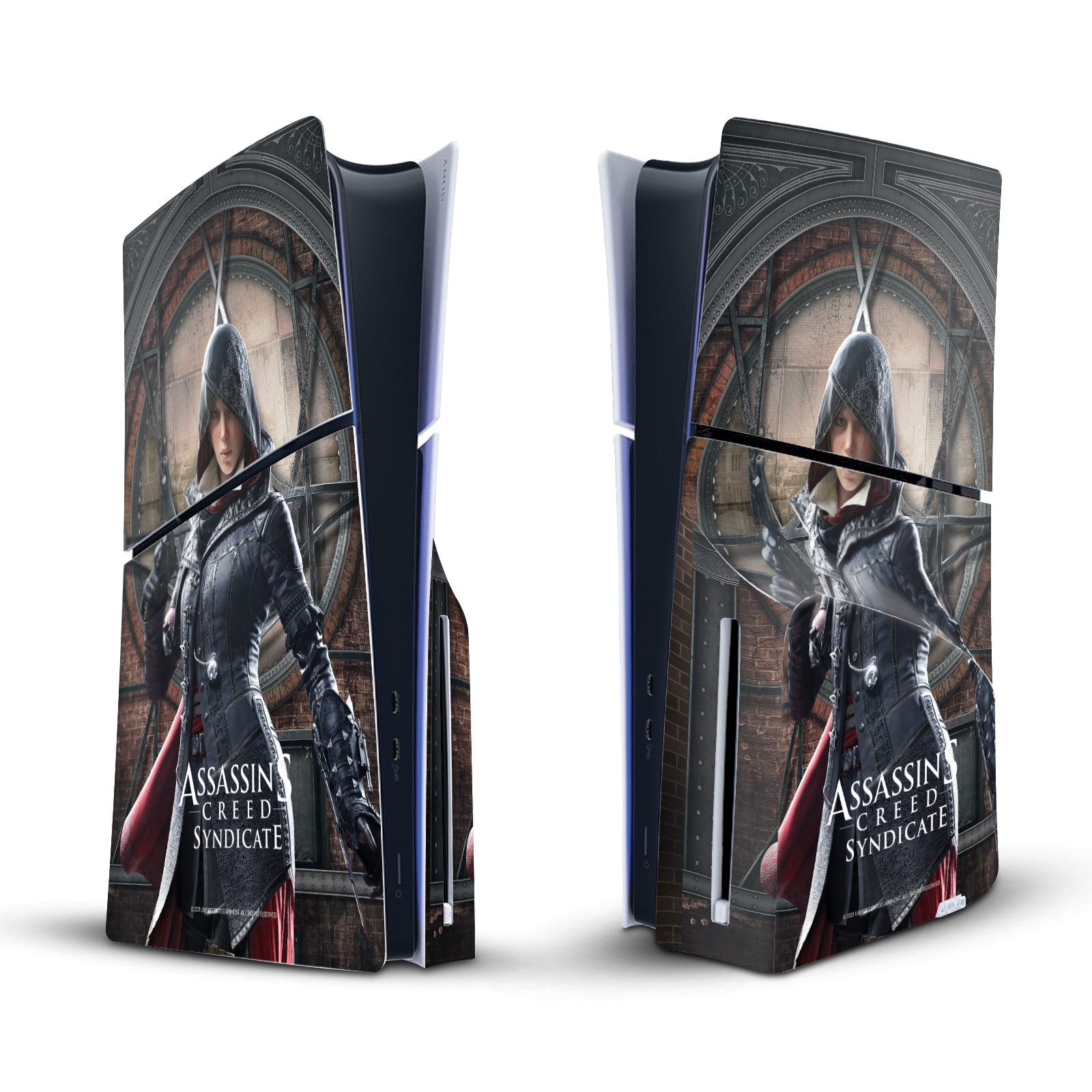 ASSASSIN'S CREED SYNDICATE GRAPHICS VINYL SKIN FOR SONY PS5 SLIM DISC CONSOLE