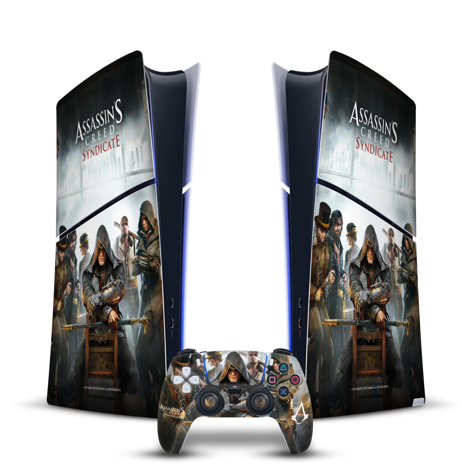 ASSASSIN'S CREED SYNDICATE GRAPHICS VINYL SKIN FOR PS5 SLIM/PRO DIGITAL BUNDLE