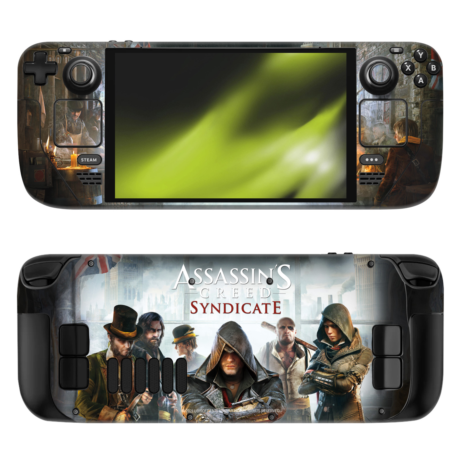 OFFICIAL ASSASSIN'S CREED SYNDICATE GRAPHICS VINYL SKIN FOR STEAM DECK OLED