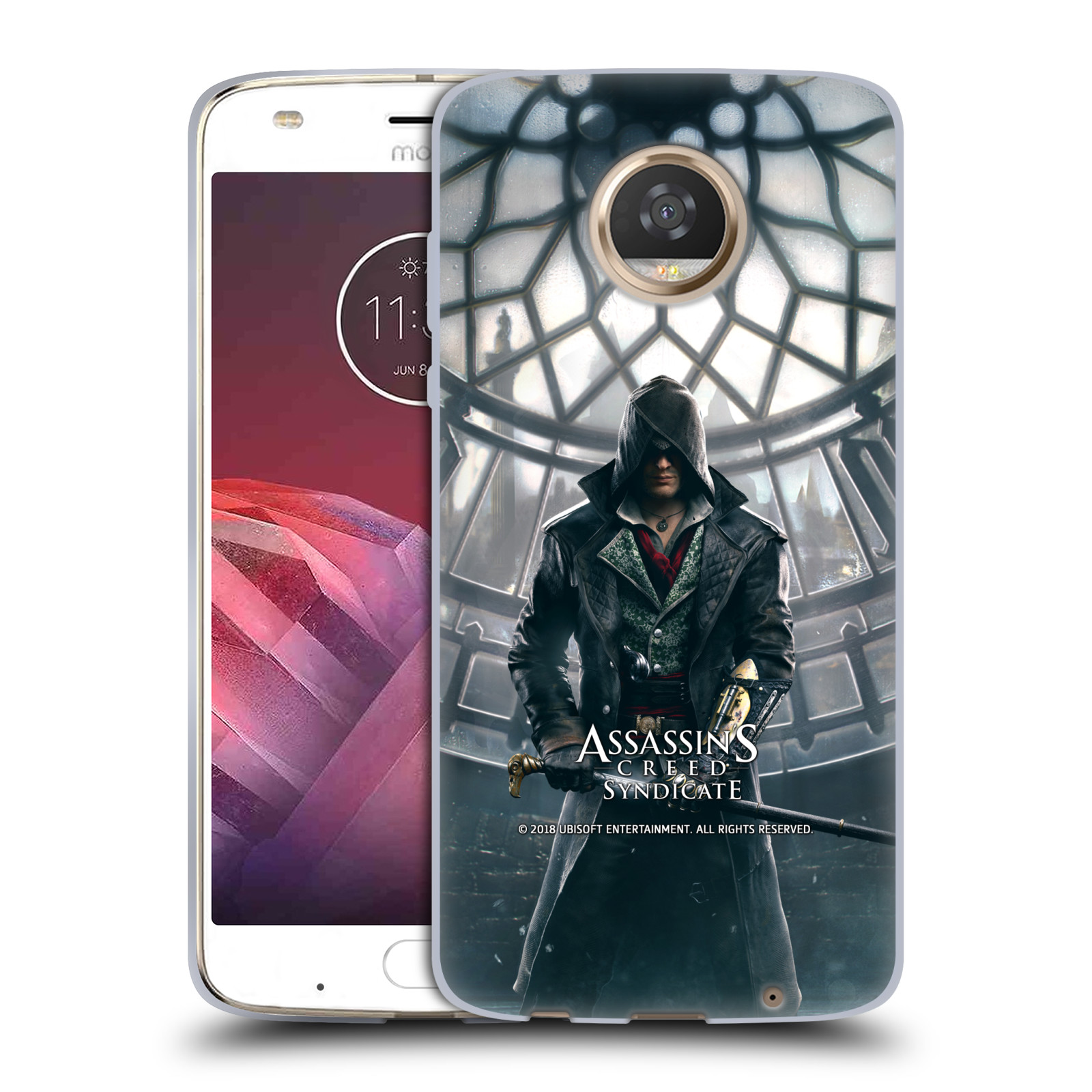 ASSASSIN'S CREED SYNDICATE KEY ART SOFT GEL CASE FOR MOTOROLA PHONES