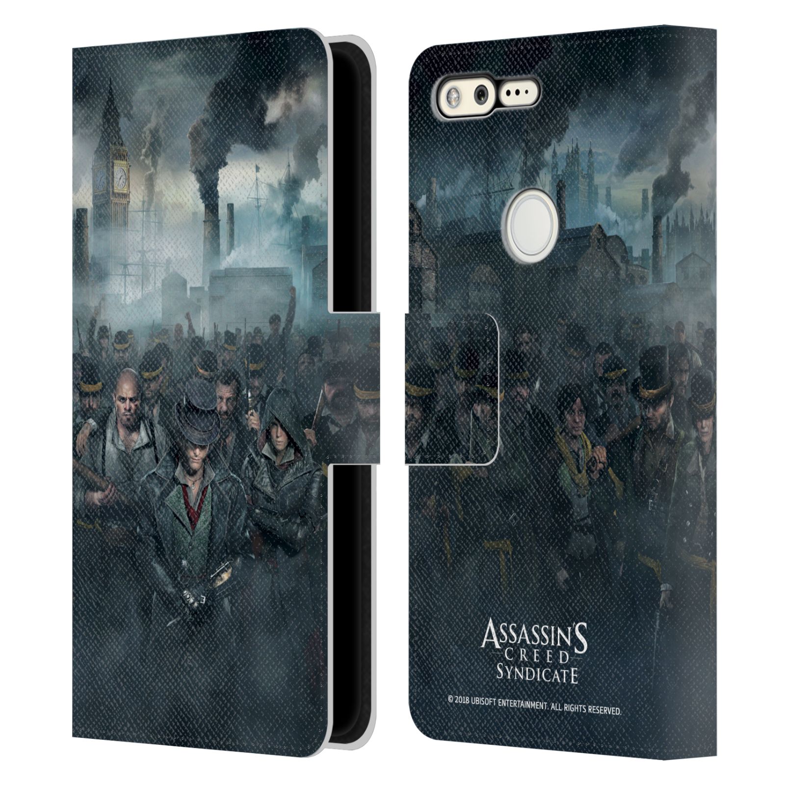 OFFICIAL ASSASSIN'S CREED SYNDICATE KEY ART LEATHER BOOK CASE FOR GOOGLE PHONES - Picture 7 of 10