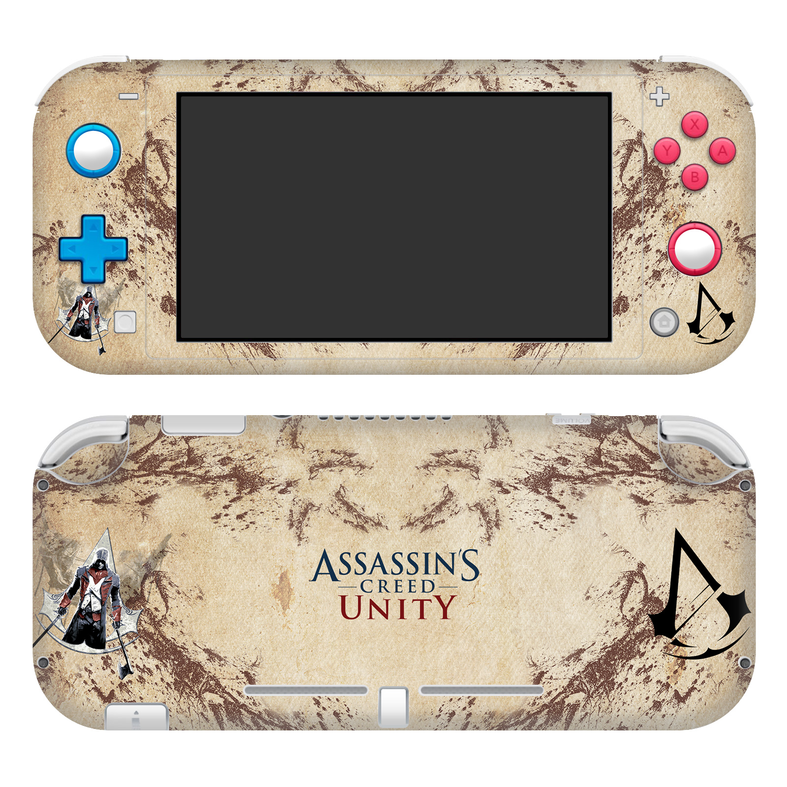 OFFICIAL ASSASSIN'S CREED UNITY KEY ART VINYL SKIN FOR NINTENDO SWITCH LITE