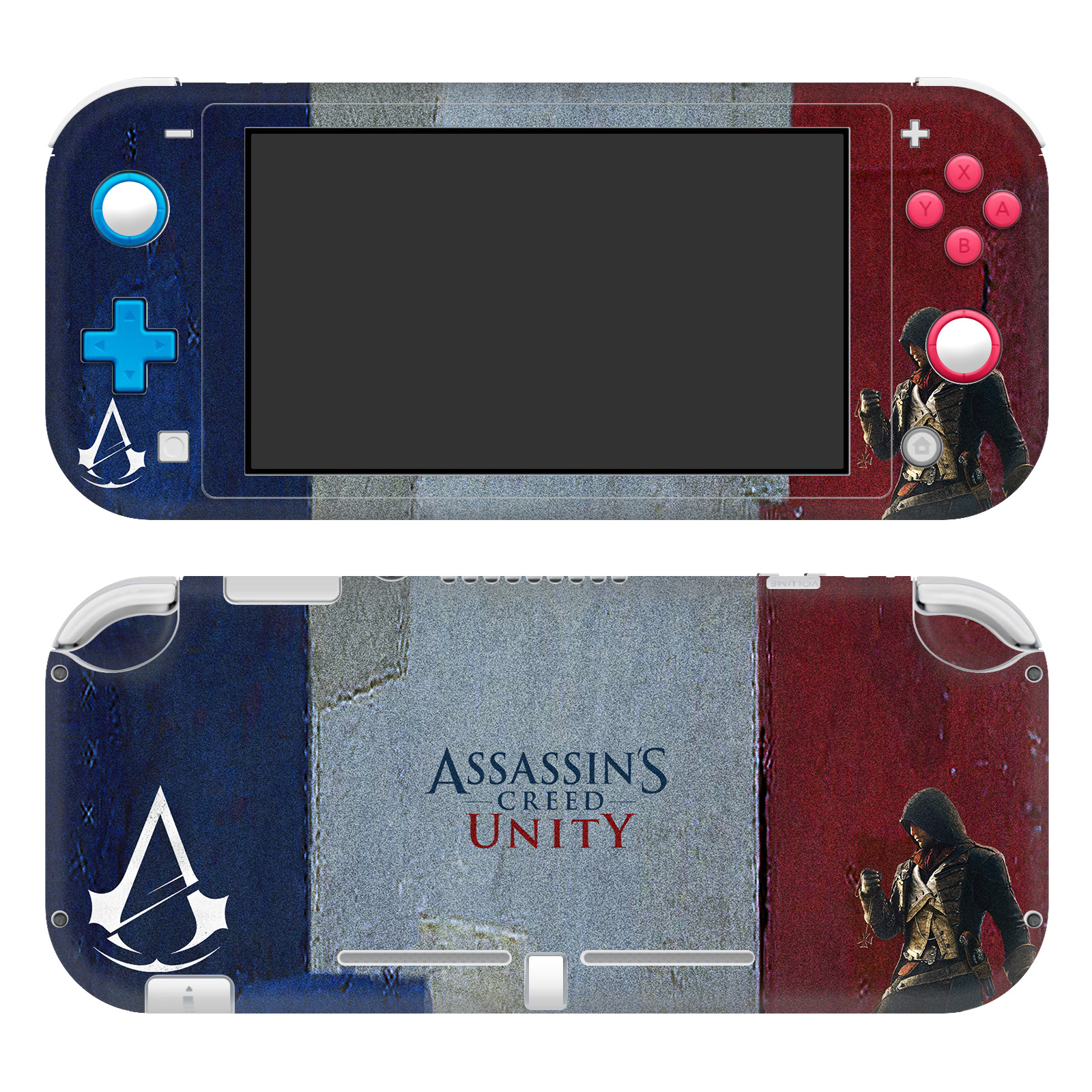 OFFICIAL ASSASSIN'S CREED UNITY KEY ART VINYL SKIN FOR NINTENDO SWITCH LITE