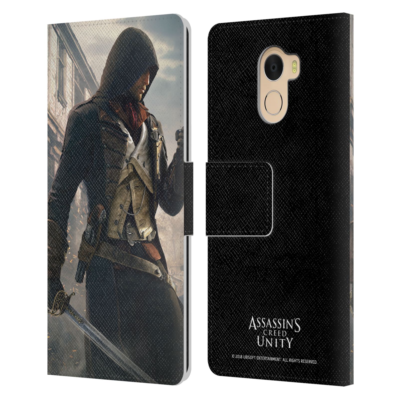 ASSASSIN'S CREED UNITY KEY ART LEATHER BOOK WALLET CASE FOR WILEYFOX & ESSENTIAL - Picture 7 of 12