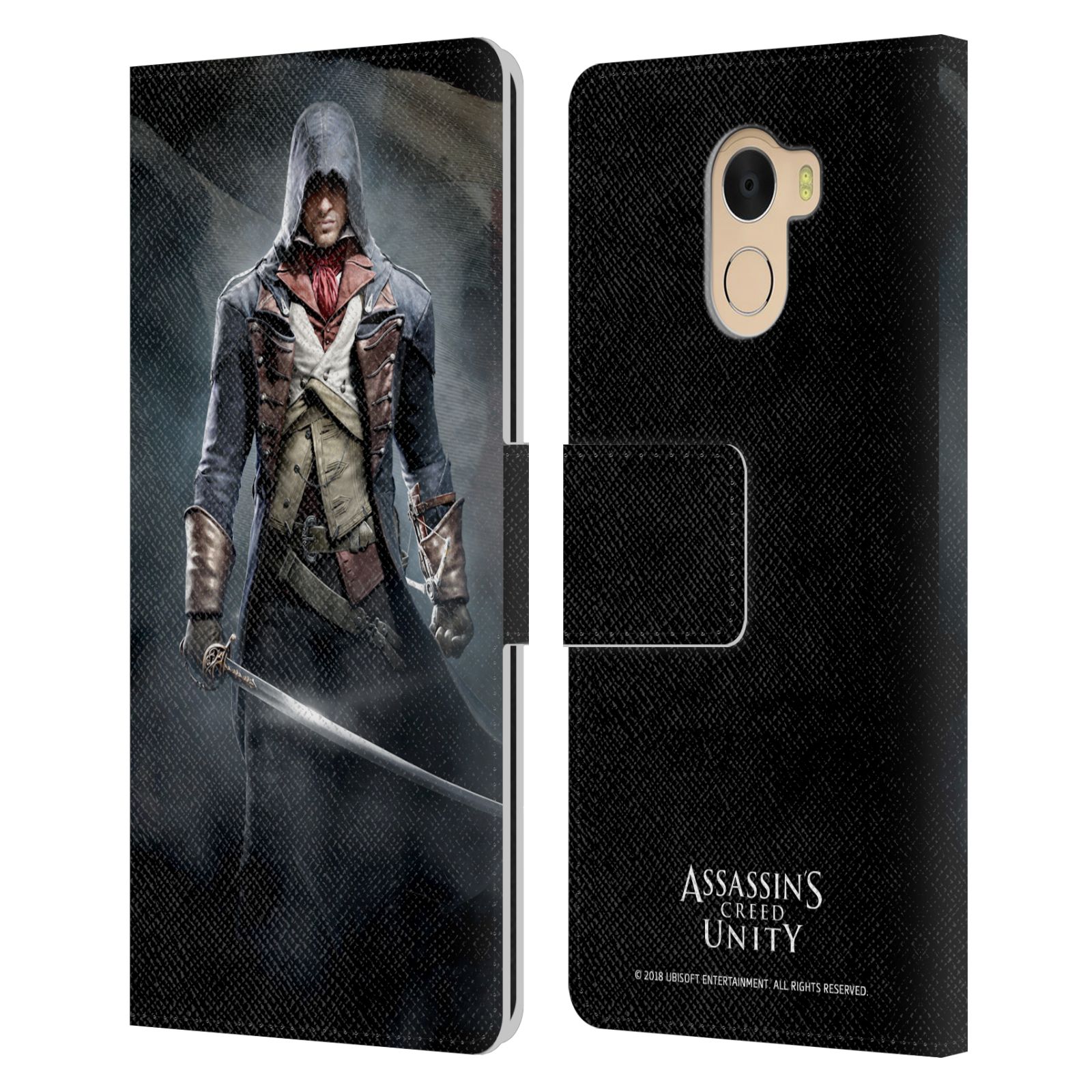 ASSASSIN'S CREED UNITY KEY ART LEATHER BOOK WALLET CASE FOR WILEYFOX & ESSENTIAL - Picture 9 of 12