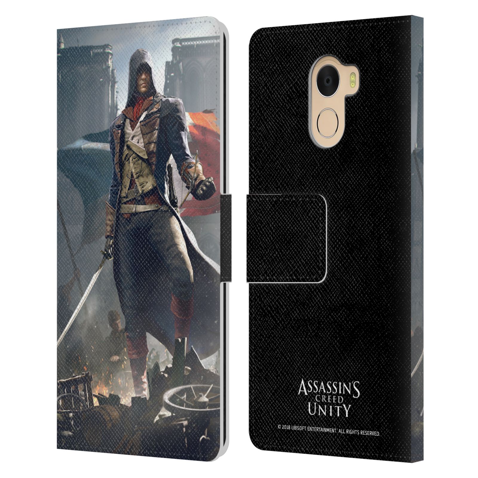 ASSASSIN'S CREED UNITY KEY ART LEATHER BOOK WALLET CASE FOR WILEYFOX & ESSENTIAL - Picture 8 of 12
