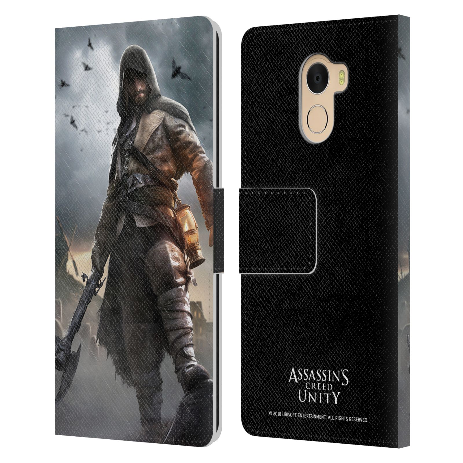 ASSASSIN'S CREED UNITY KEY ART LEATHER BOOK WALLET CASE FOR WILEYFOX & ESSENTIAL - Picture 11 of 12