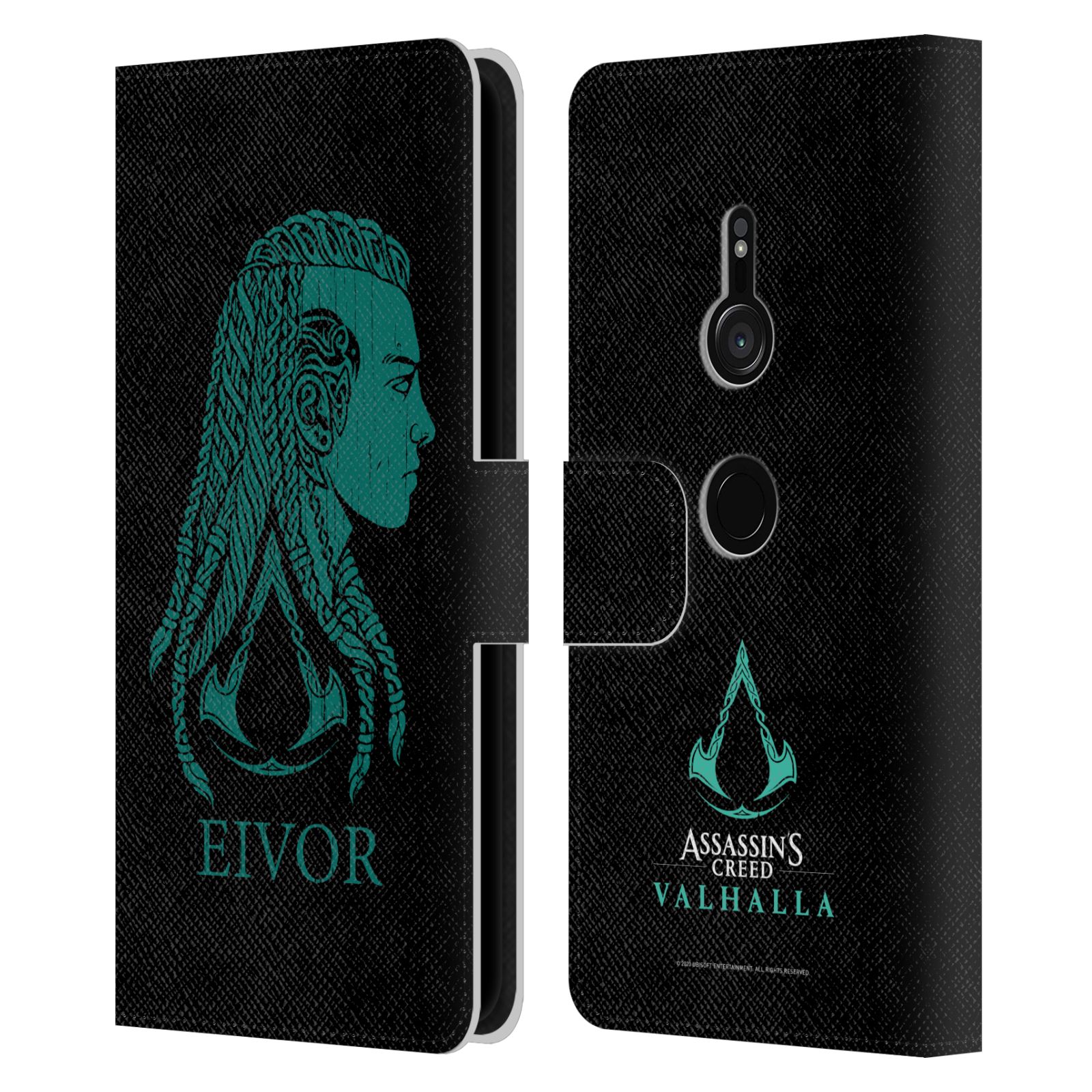 ASSASSIN'S CREED VALHALLA COMPOSITIONS PATTERNS LEATHER BOOK CASE SONY PHONE 1 - Picture 12 of 15