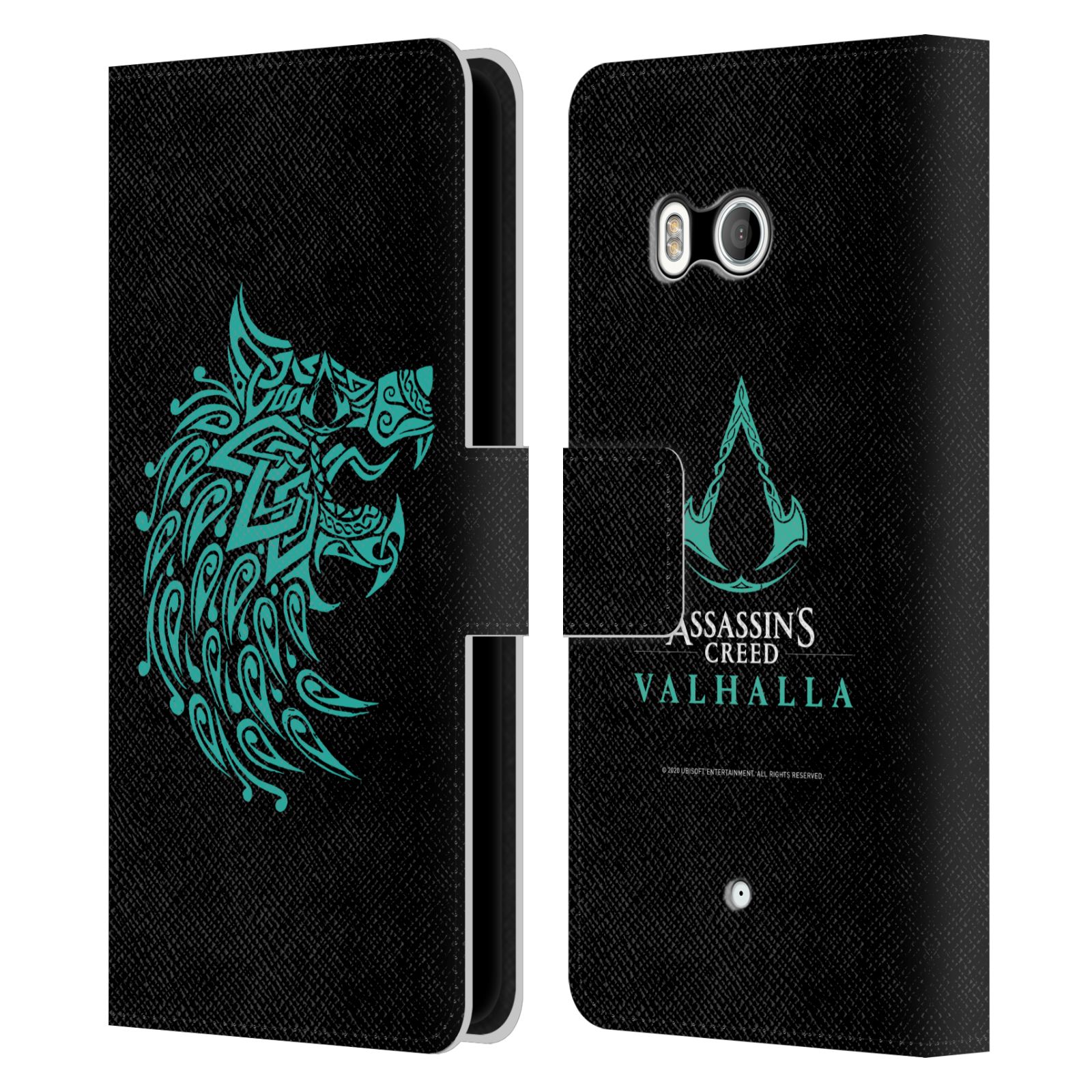 OFFICIAL ASSASSIN'S CREED VALHALLA COMPOSITIONS PATTERNS LEATHER BOOK CASE HTC 1 - Picture 7 of 7