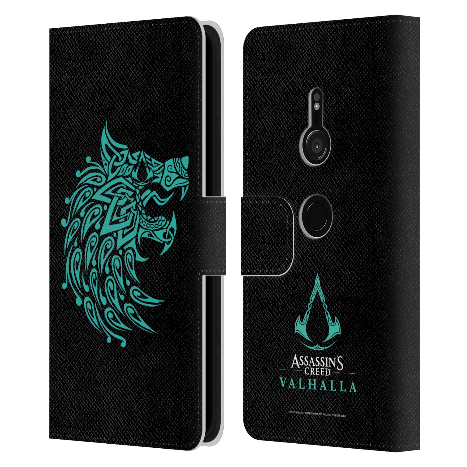 ASSASSIN'S CREED VALHALLA COMPOSITIONS PATTERNS LEATHER BOOK CASE SONY PHONE 1 - Picture 15 of 15