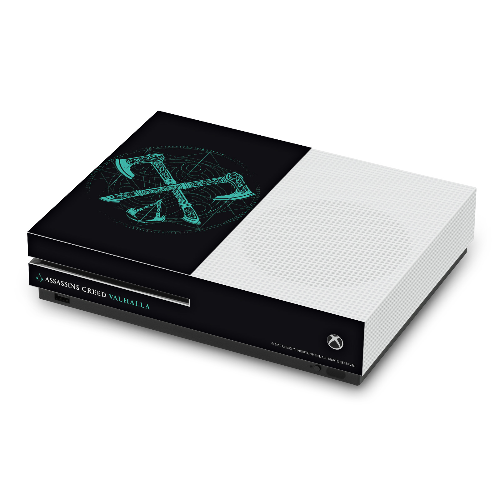 ASSASSIN'S CREED VALHALLA KEY ART VINYL SKIN DECAL FOR XBOX ONE S CONSOLE
