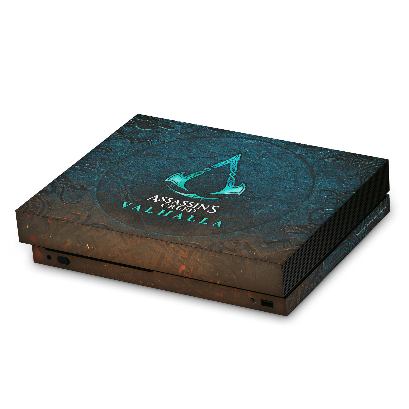 OFFICIAL ASSASSIN'S CREED VALHALLA KEY ART VINYL SKIN FOR XBOX ONE X CONSOLE