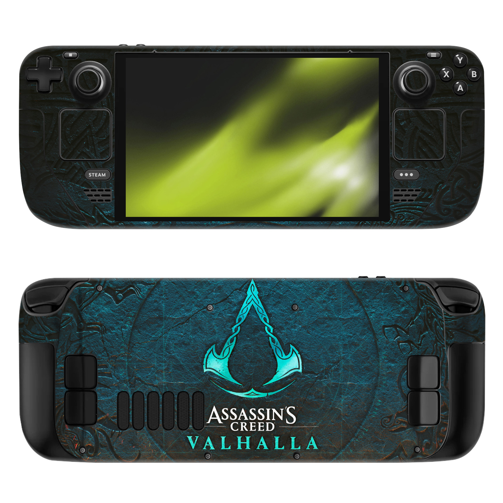 OFFICIAL ASSASSIN'S CREED VALHALLA KEY ART VINYL SKIN DECAL FOR STEAM DECK OLED