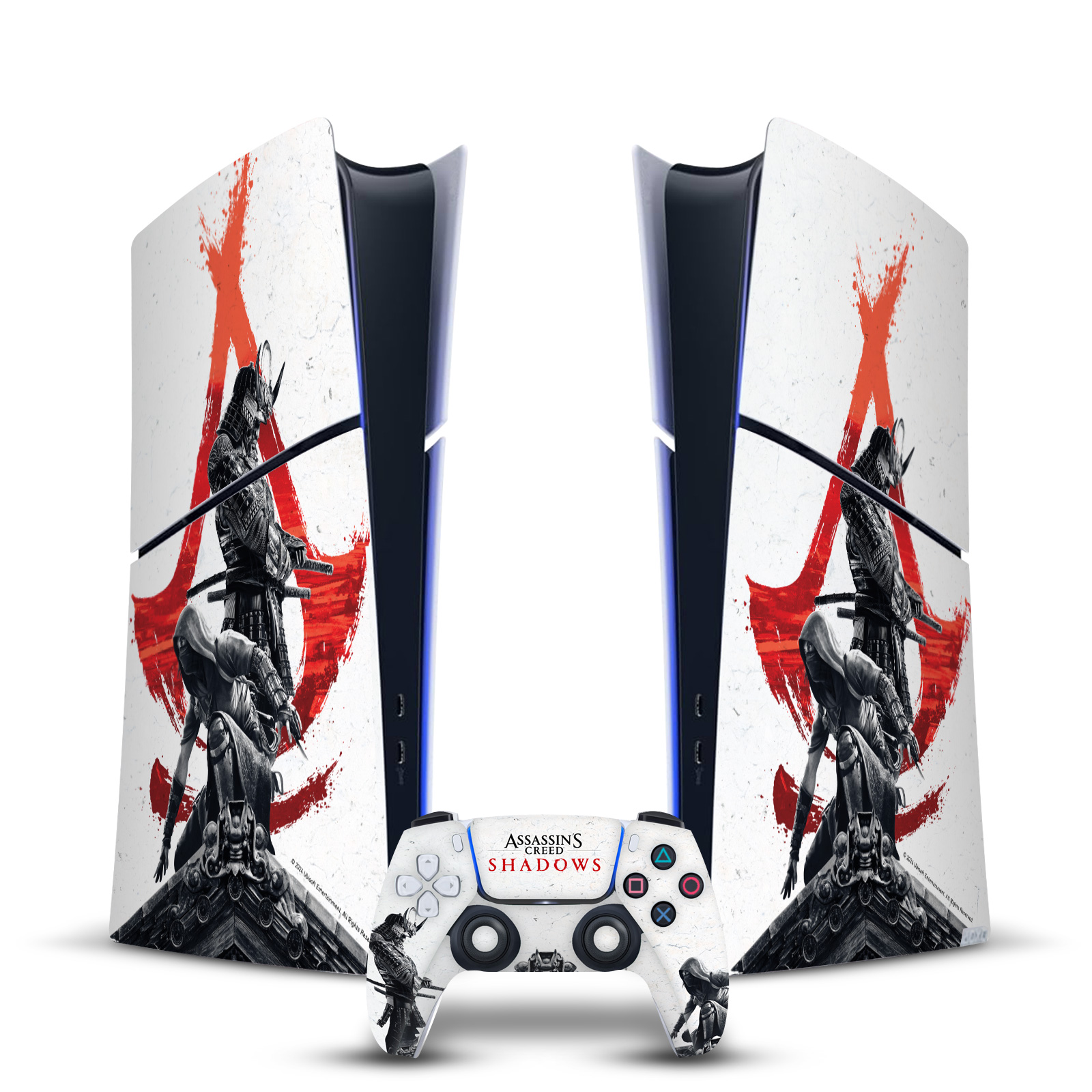ASSASSIN'S CREED SHADOWS GRAFIK VINYL SKIN FÜR PS5 SLIM DIGITAL EDITION BUNDLE - Bild 10 von 10